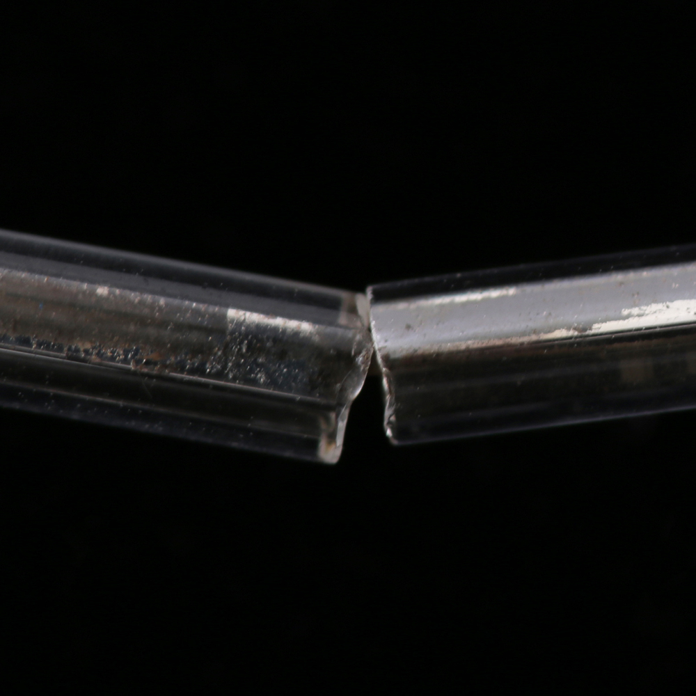 Clear Glass Beaded Necklace