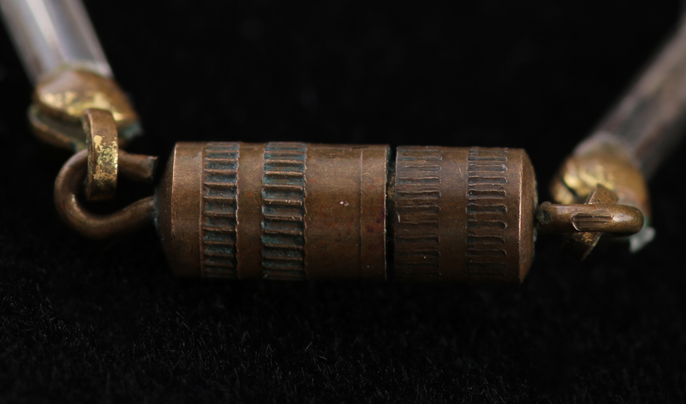 Clear Glass Beaded Necklace