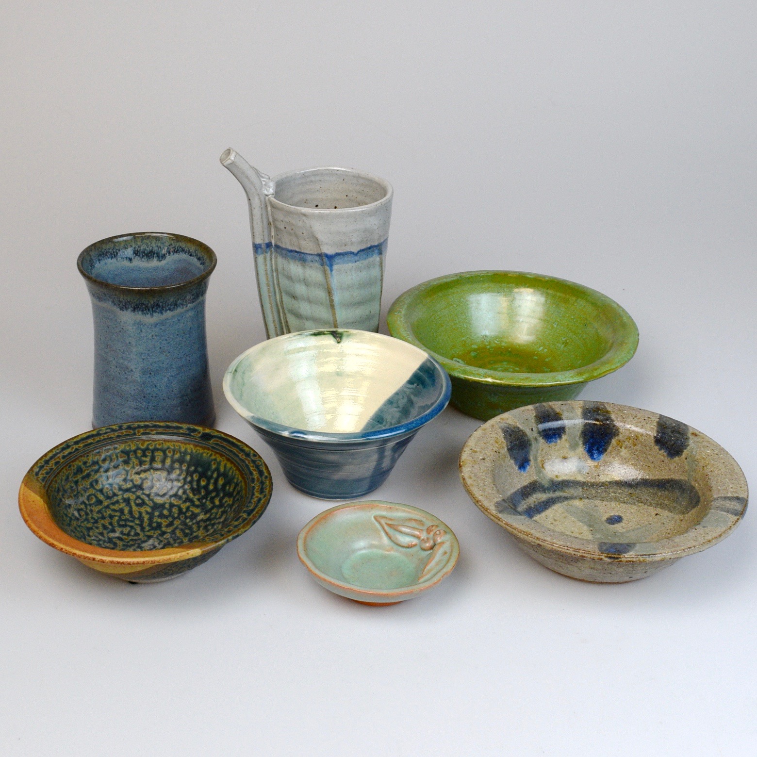 Collection of Artisan Made Pottery