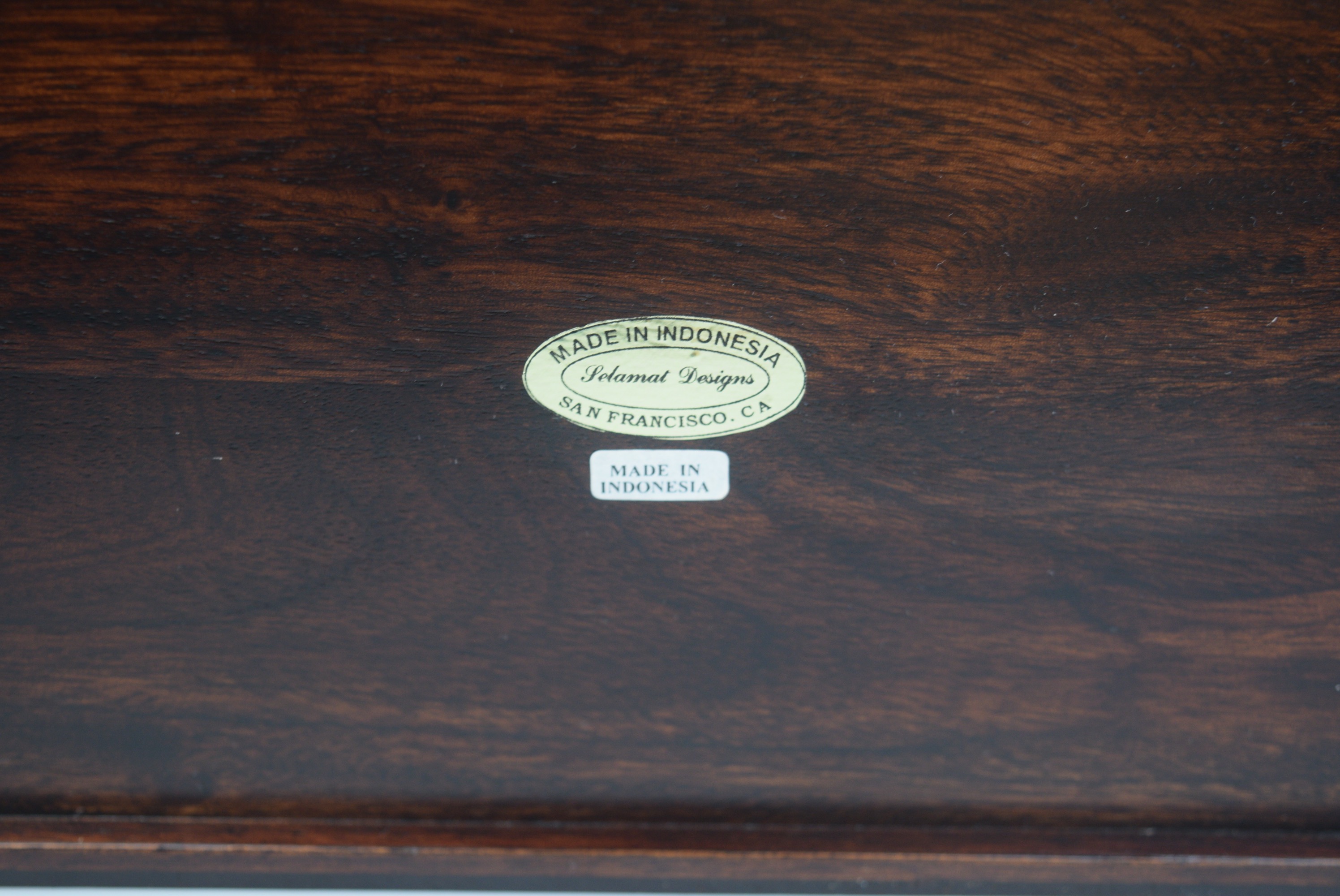 Selamat Designs Mahogany Desk Organizer