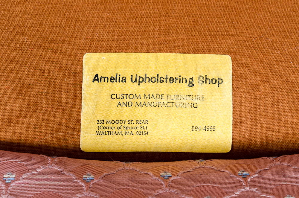 Hepplewhite Style Camelback Sofa