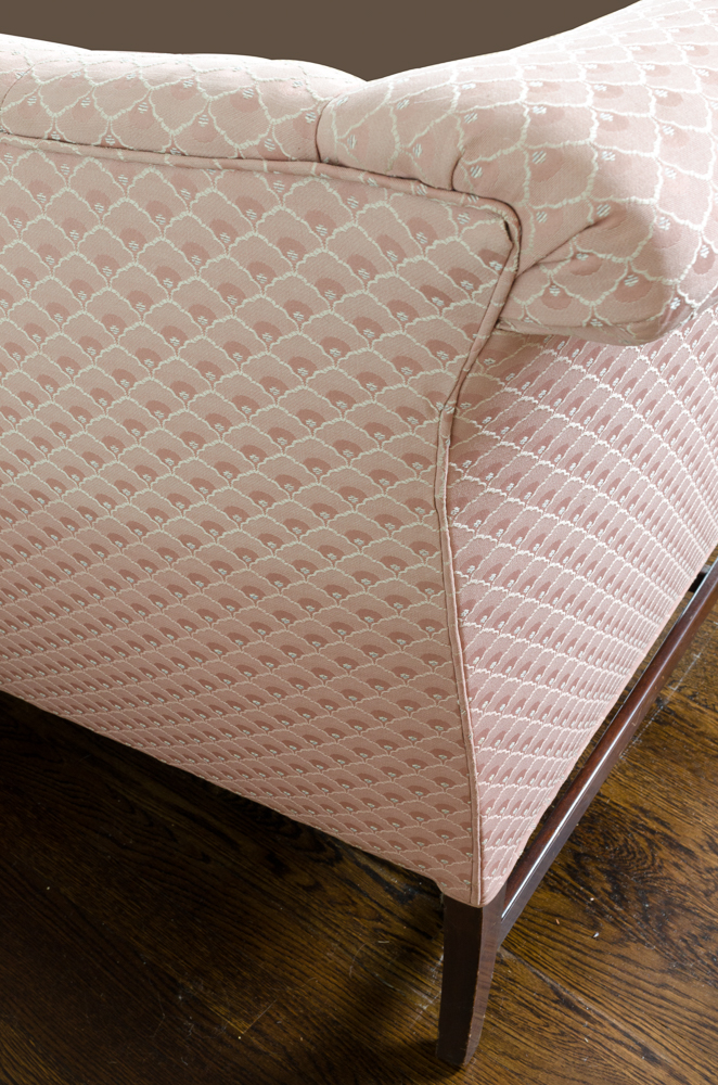 Hepplewhite Style Camelback Sofa