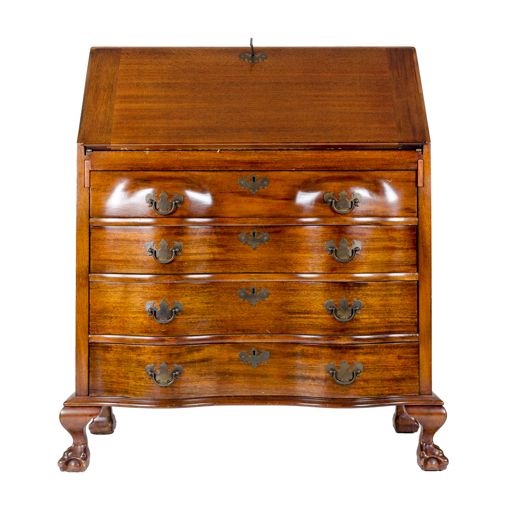 Antique Chest Of Drawers With Fold Out Table