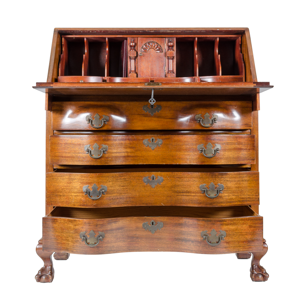 Antique Chest Of Drawers With Fold Out Table