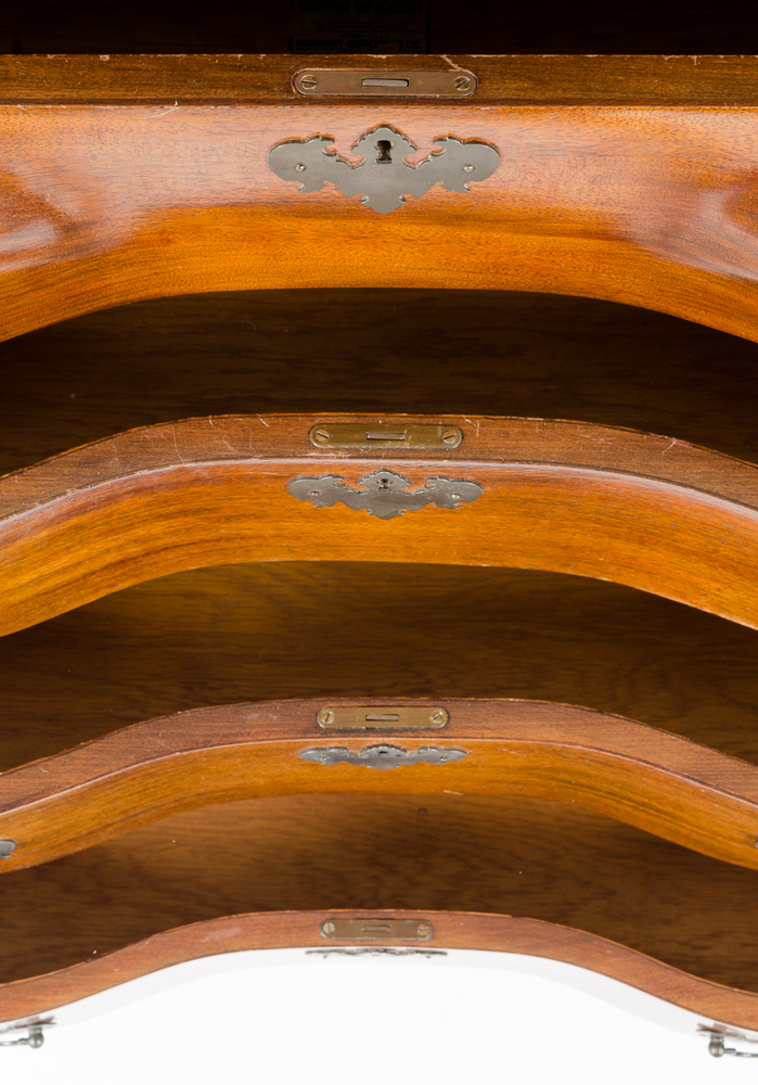 Antique Chest Of Drawers With Fold Out Table