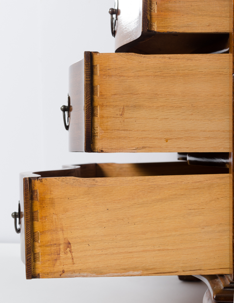 Antique Chest Of Drawers With Fold Out Table
