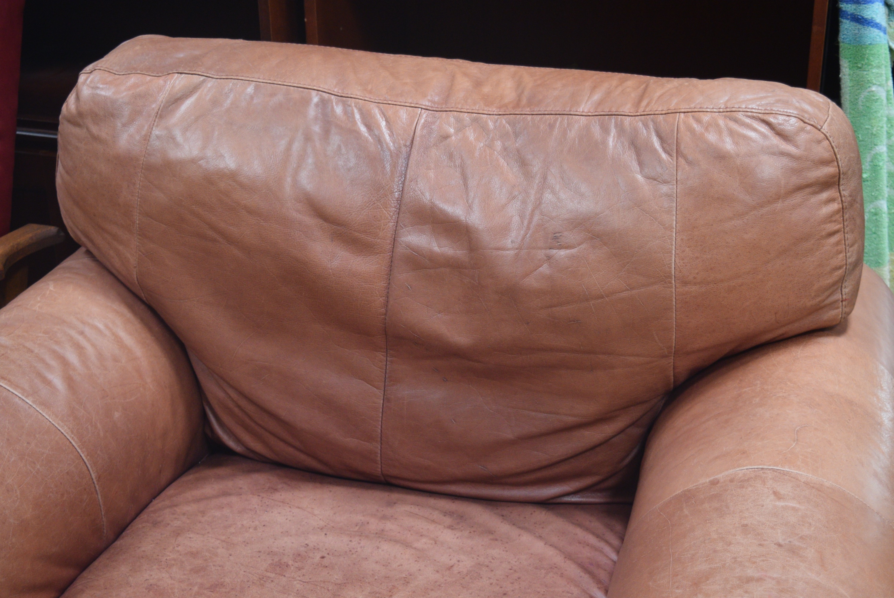 Brown Leather Armchair