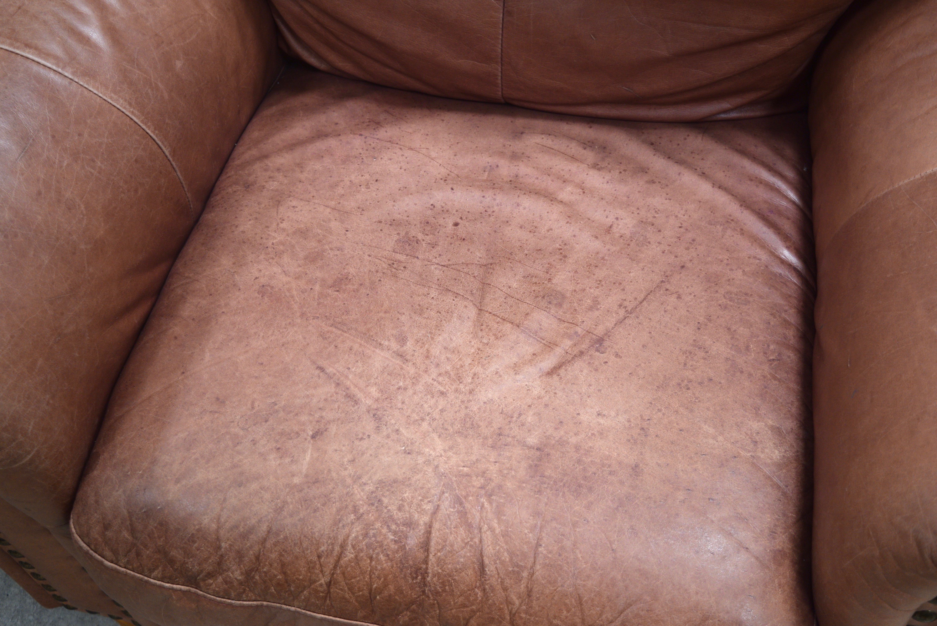Brown Leather Armchair