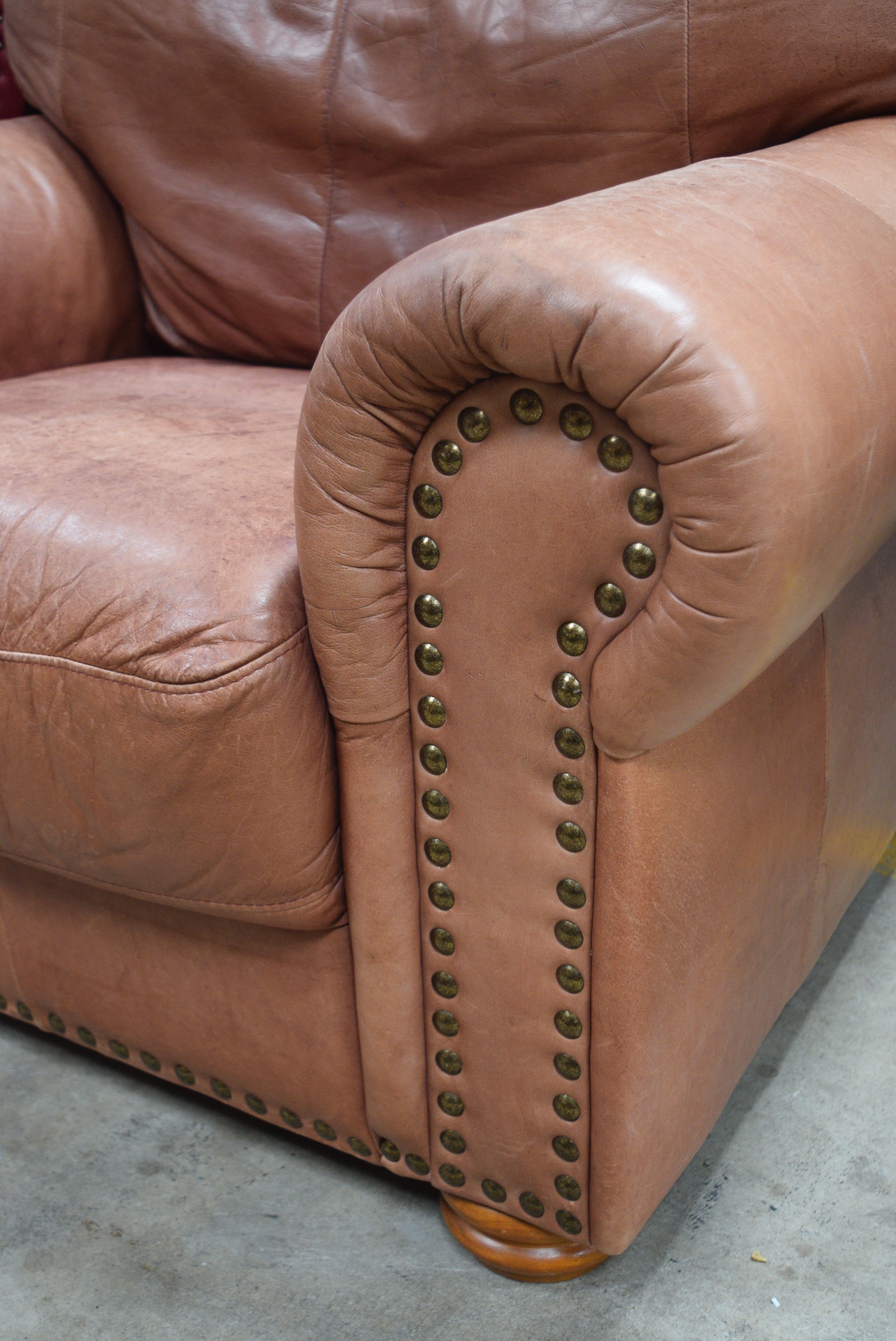 Brown Leather Armchair