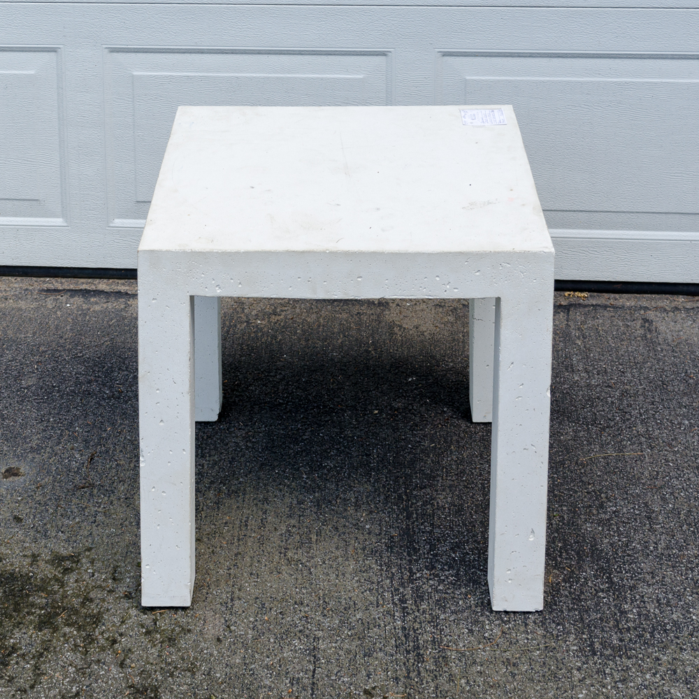 Dana Scinto Cast Concrete Parson Table