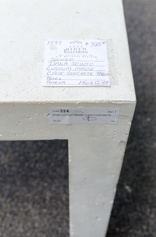 Dana Scinto Cast Concrete Parson Table