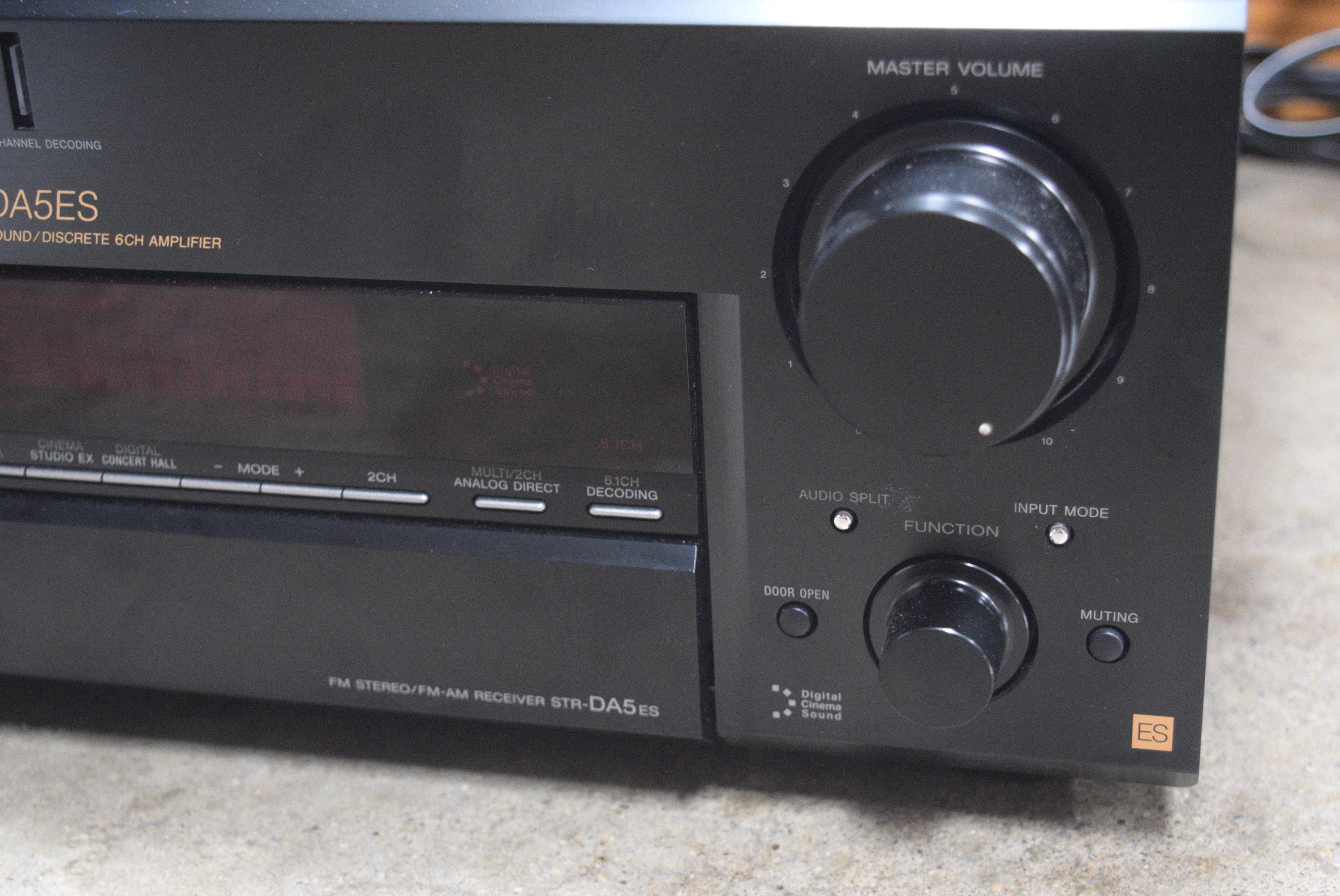 Sony FM-AM Stereo Receiver and AKG Headphones