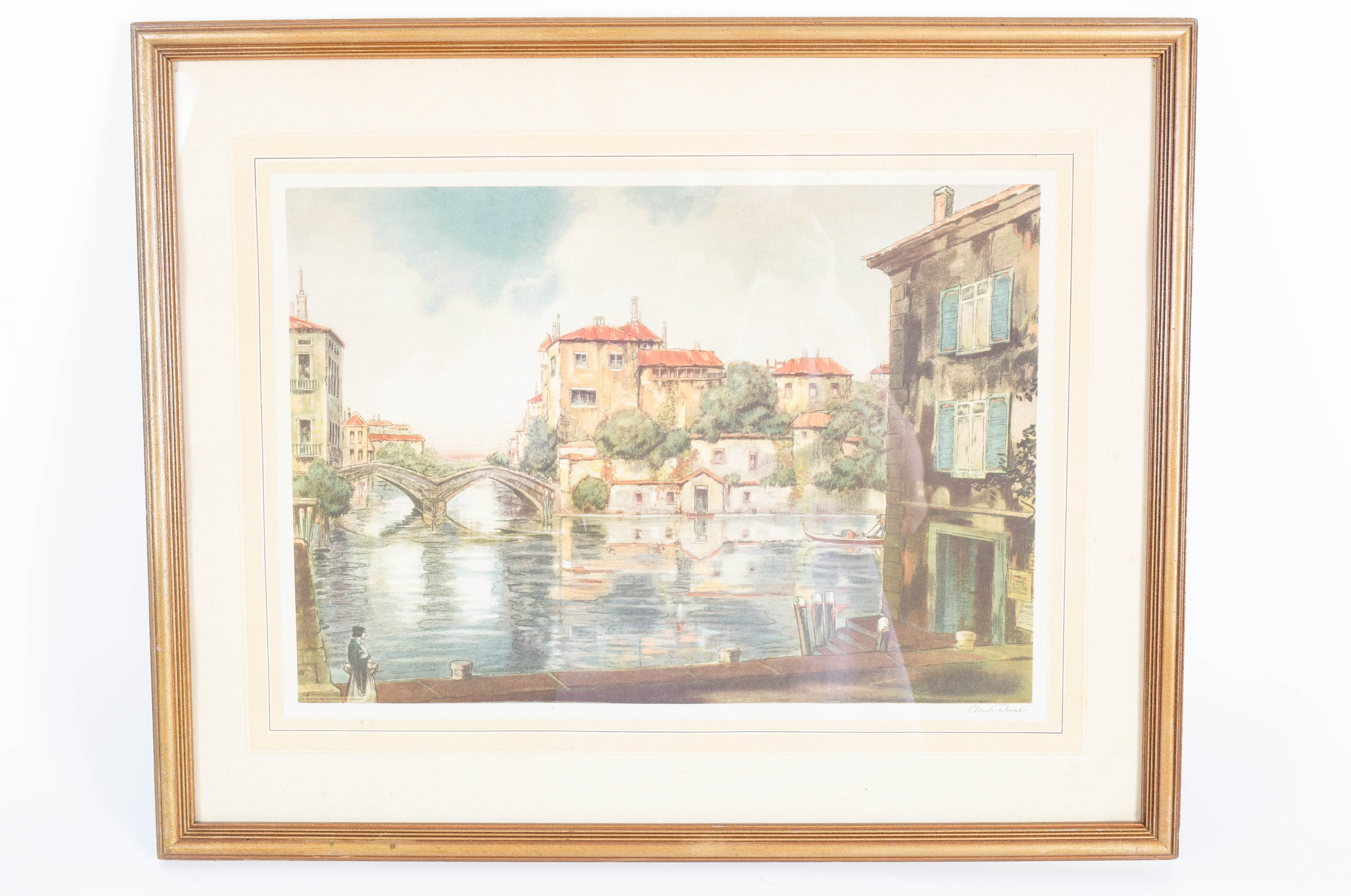 Venice Scene Print by Claude Dorval