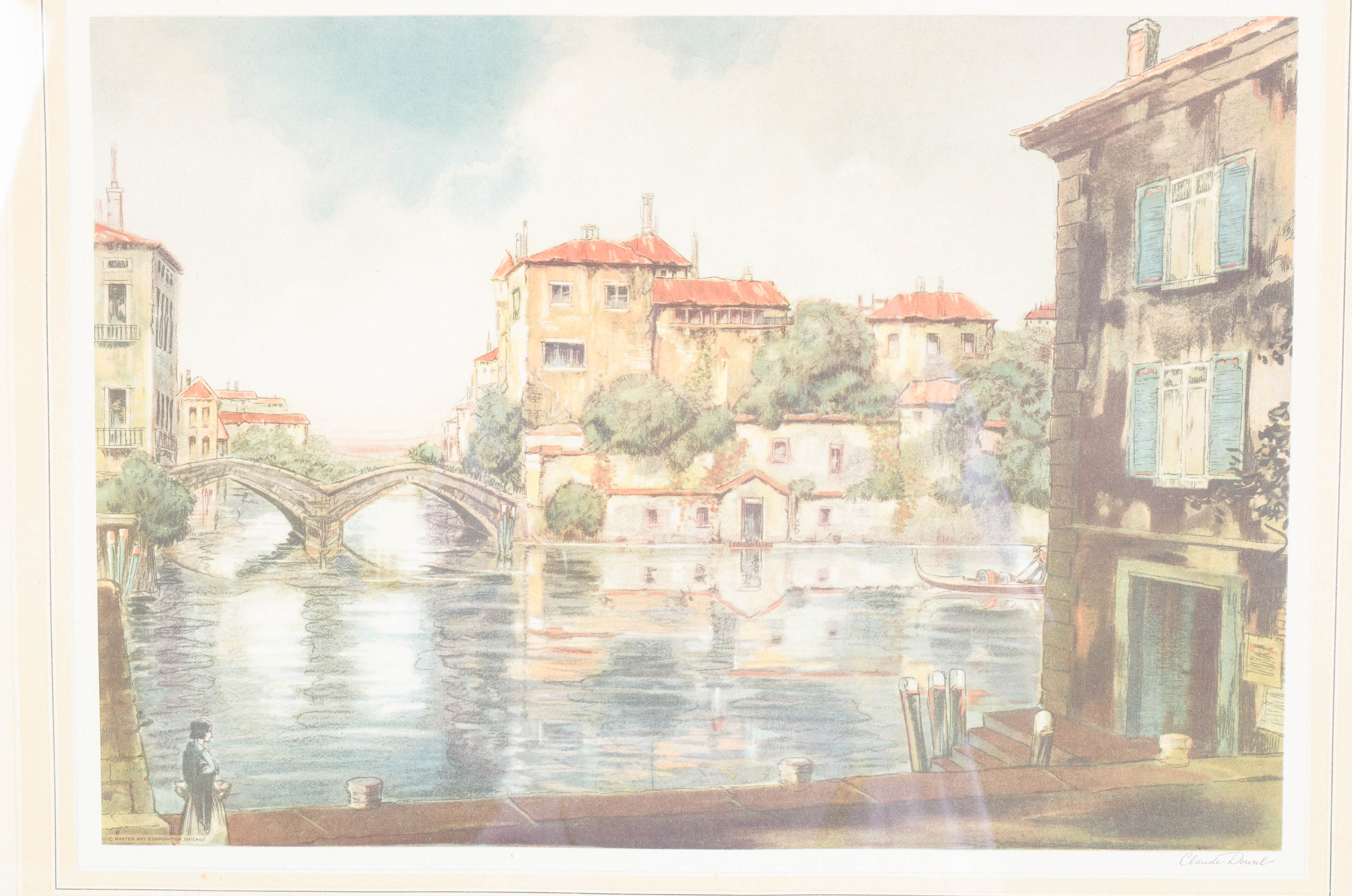 Venice Scene Print by Claude Dorval