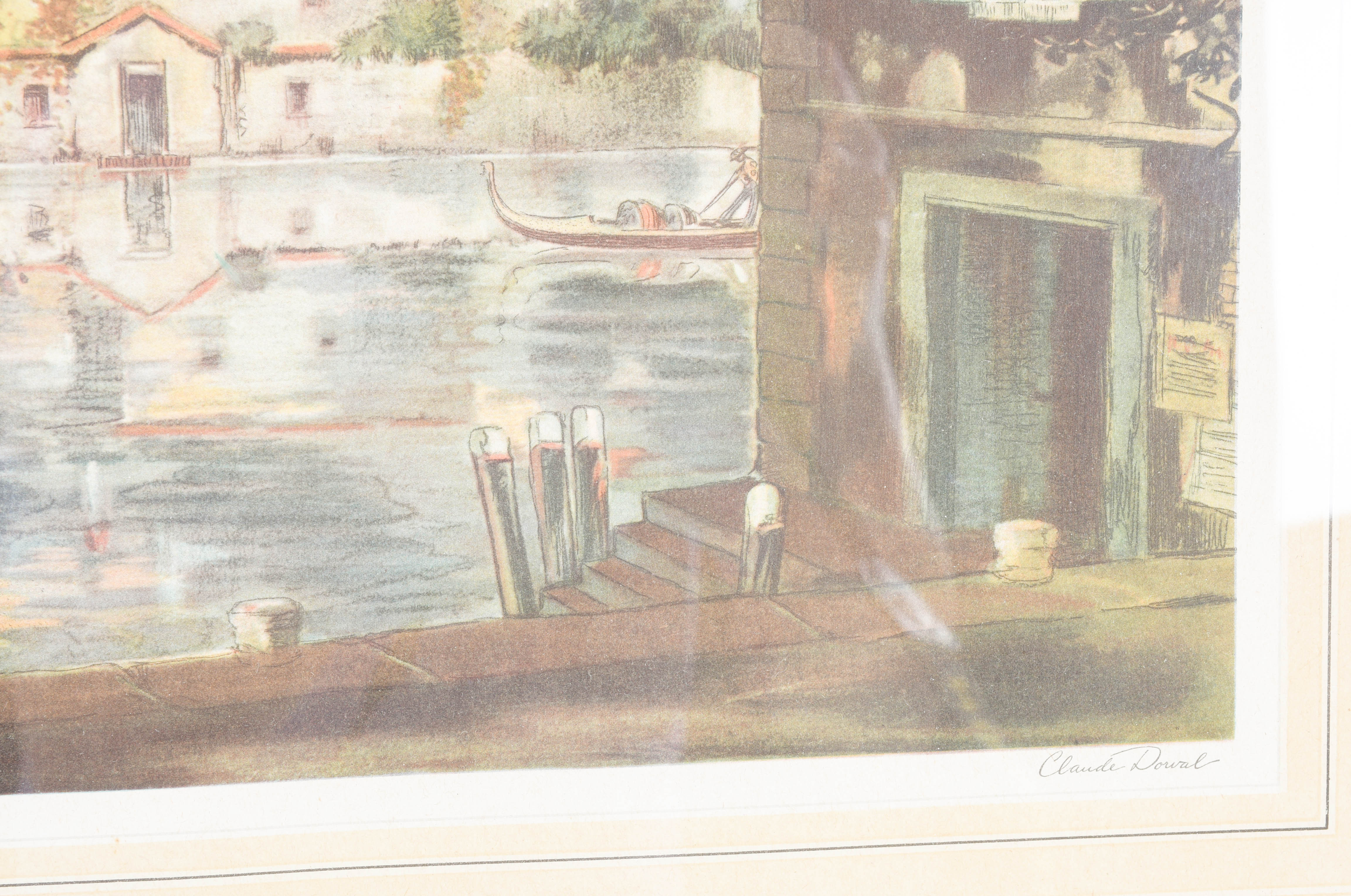 Venice Scene Print by Claude Dorval