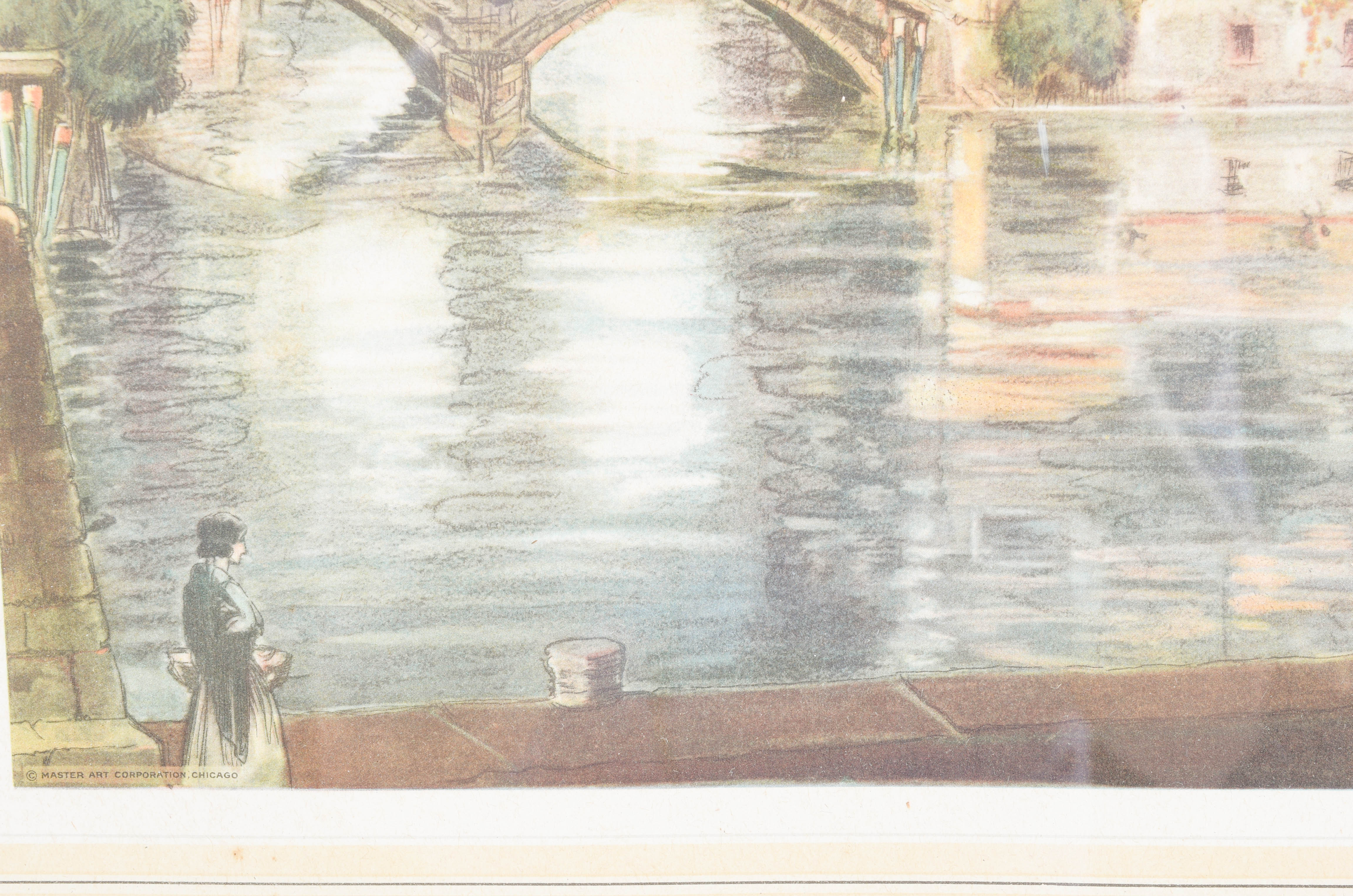 Venice Scene Print by Claude Dorval