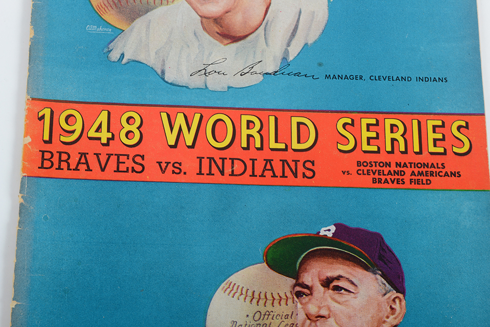 1948 World Series Program