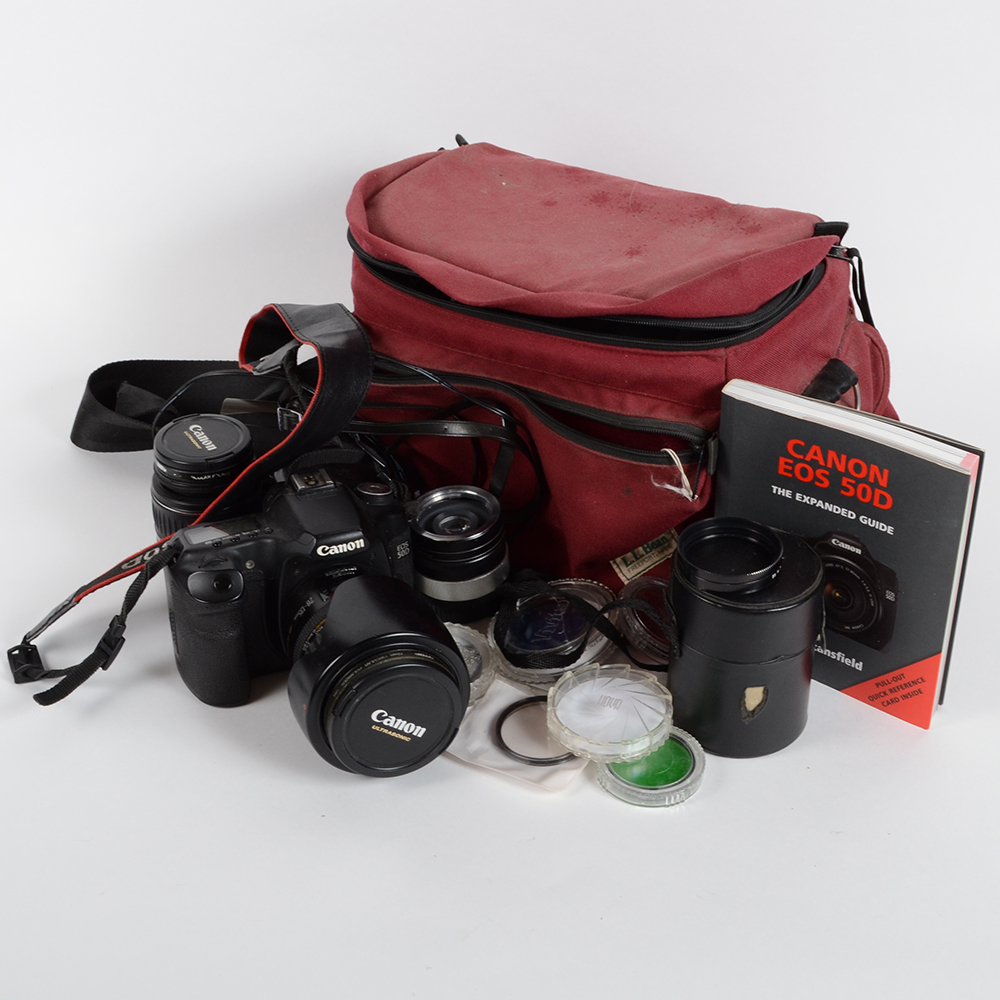 Canon EOS 50D Camera with Accessories
