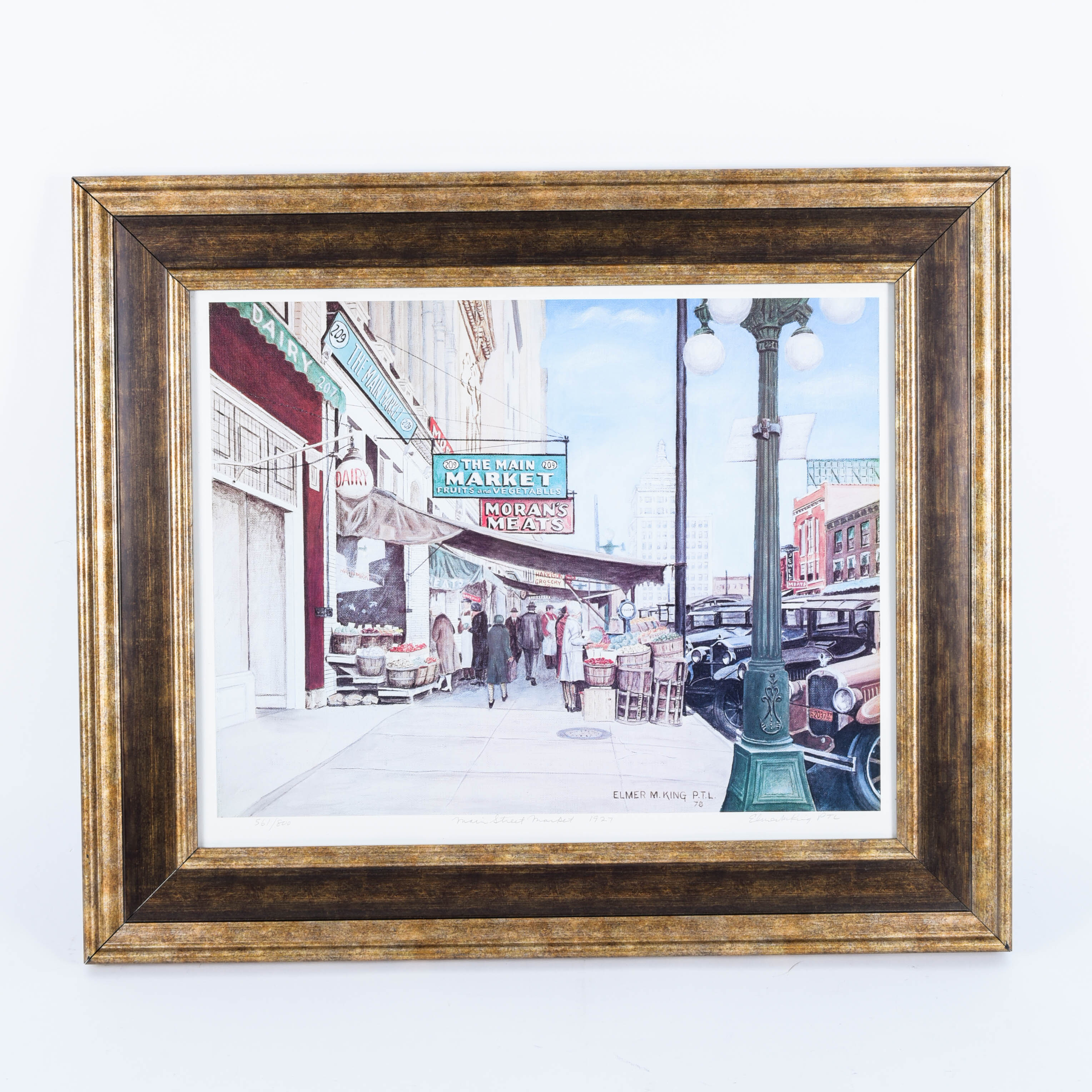 Elmer King Lithograph