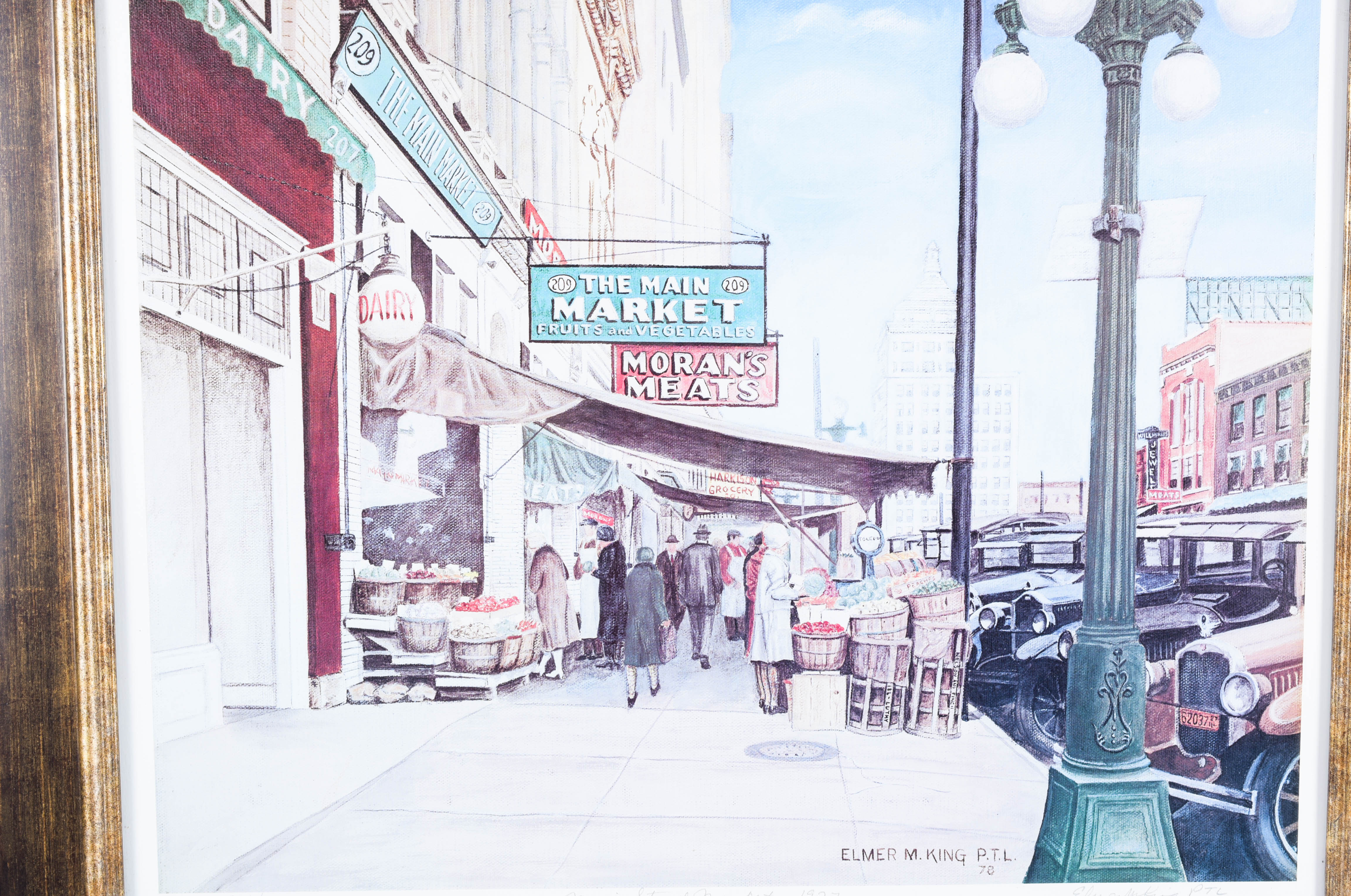 Elmer King Lithograph