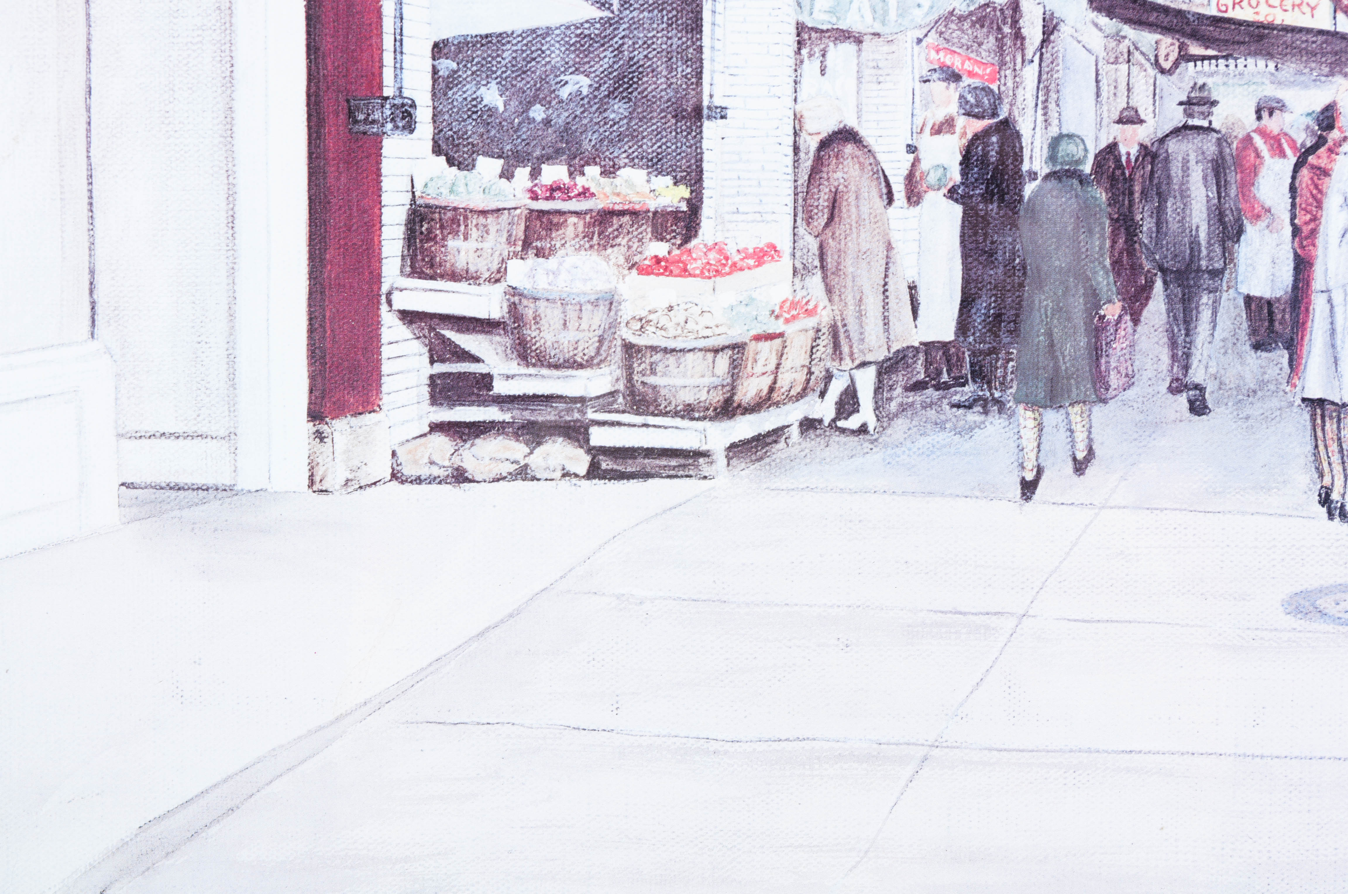 Elmer King Lithograph