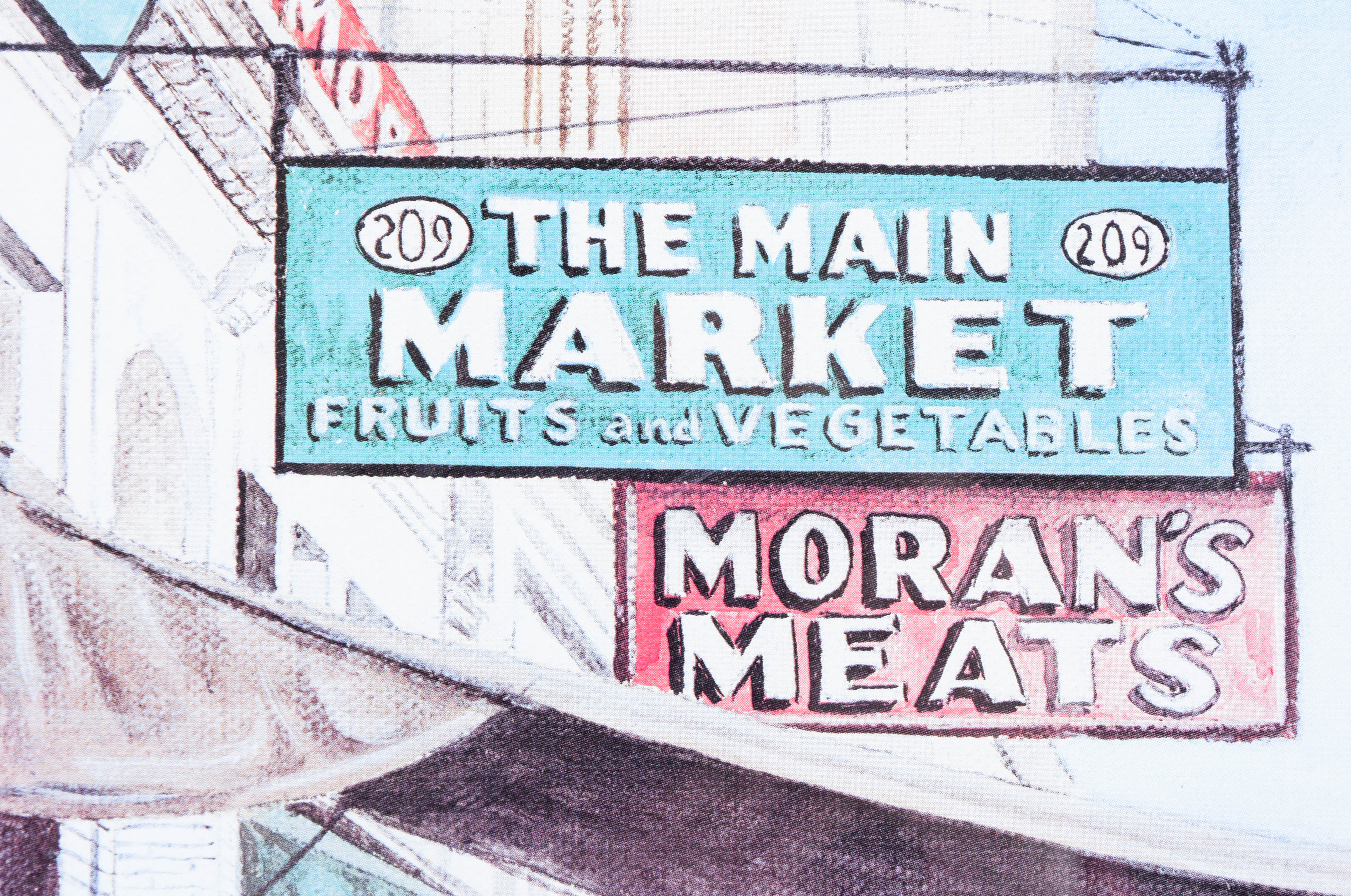 Elmer King Lithograph