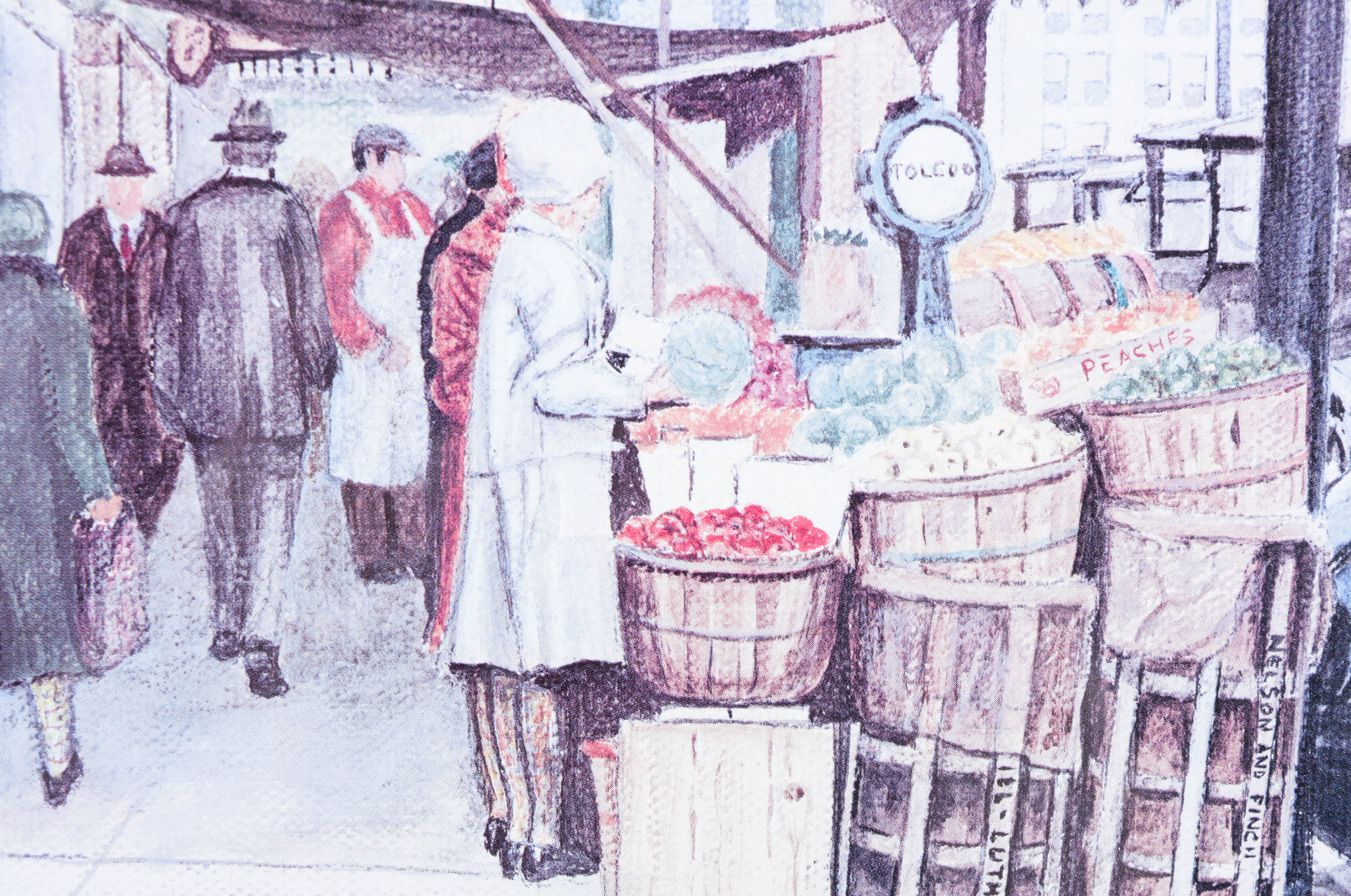 Elmer King Lithograph