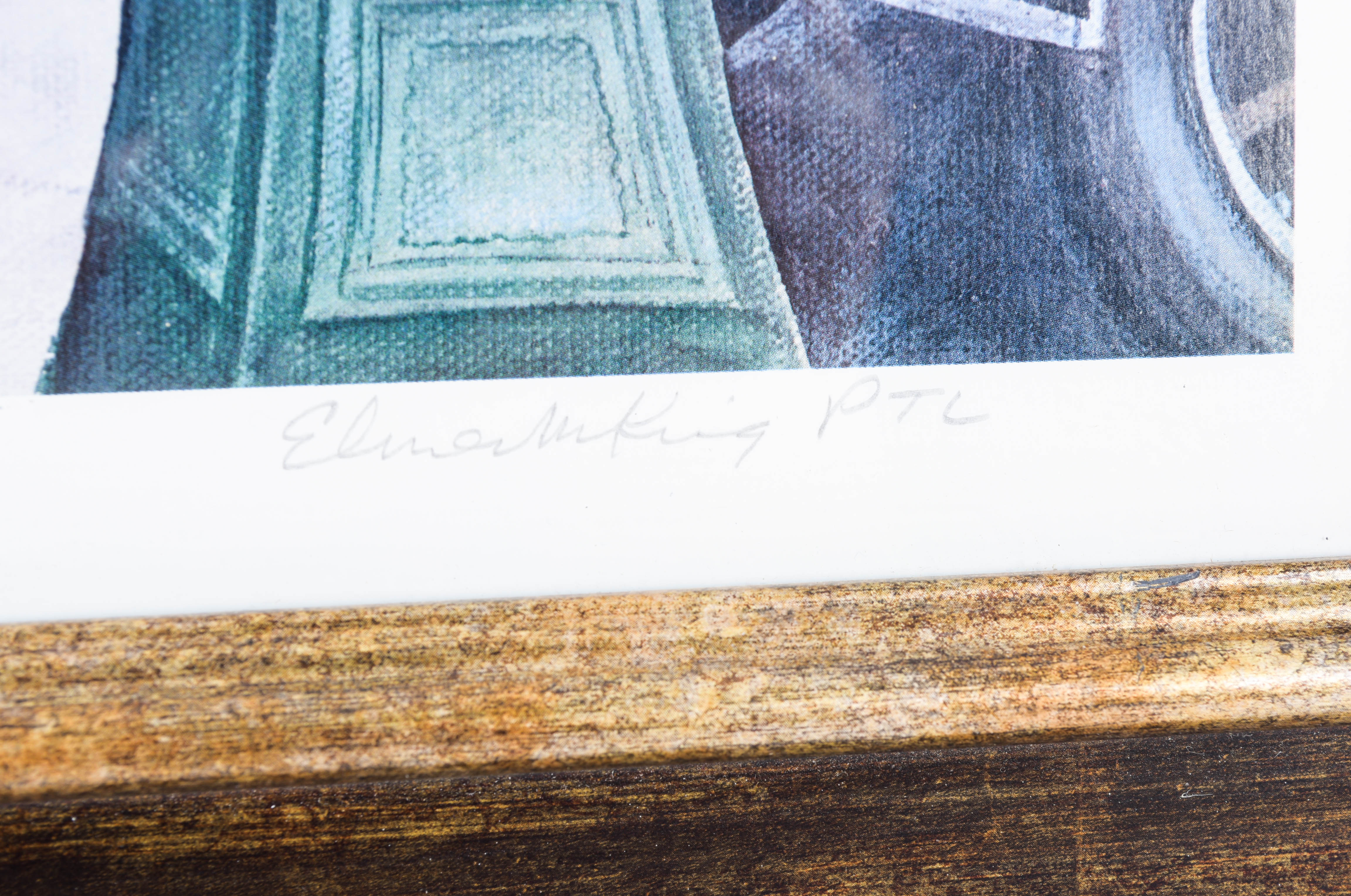 Elmer King Lithograph