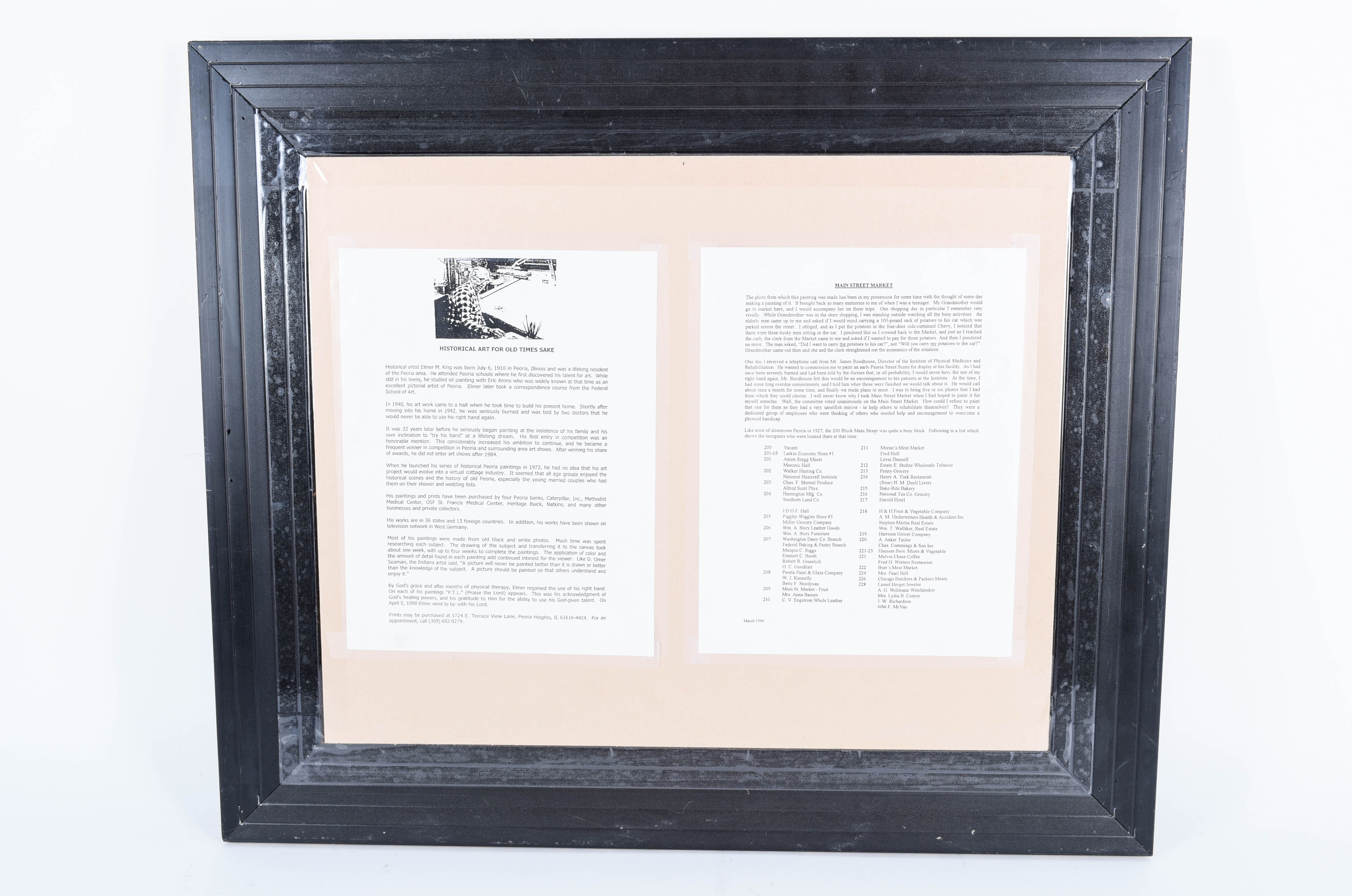 Elmer King Lithograph