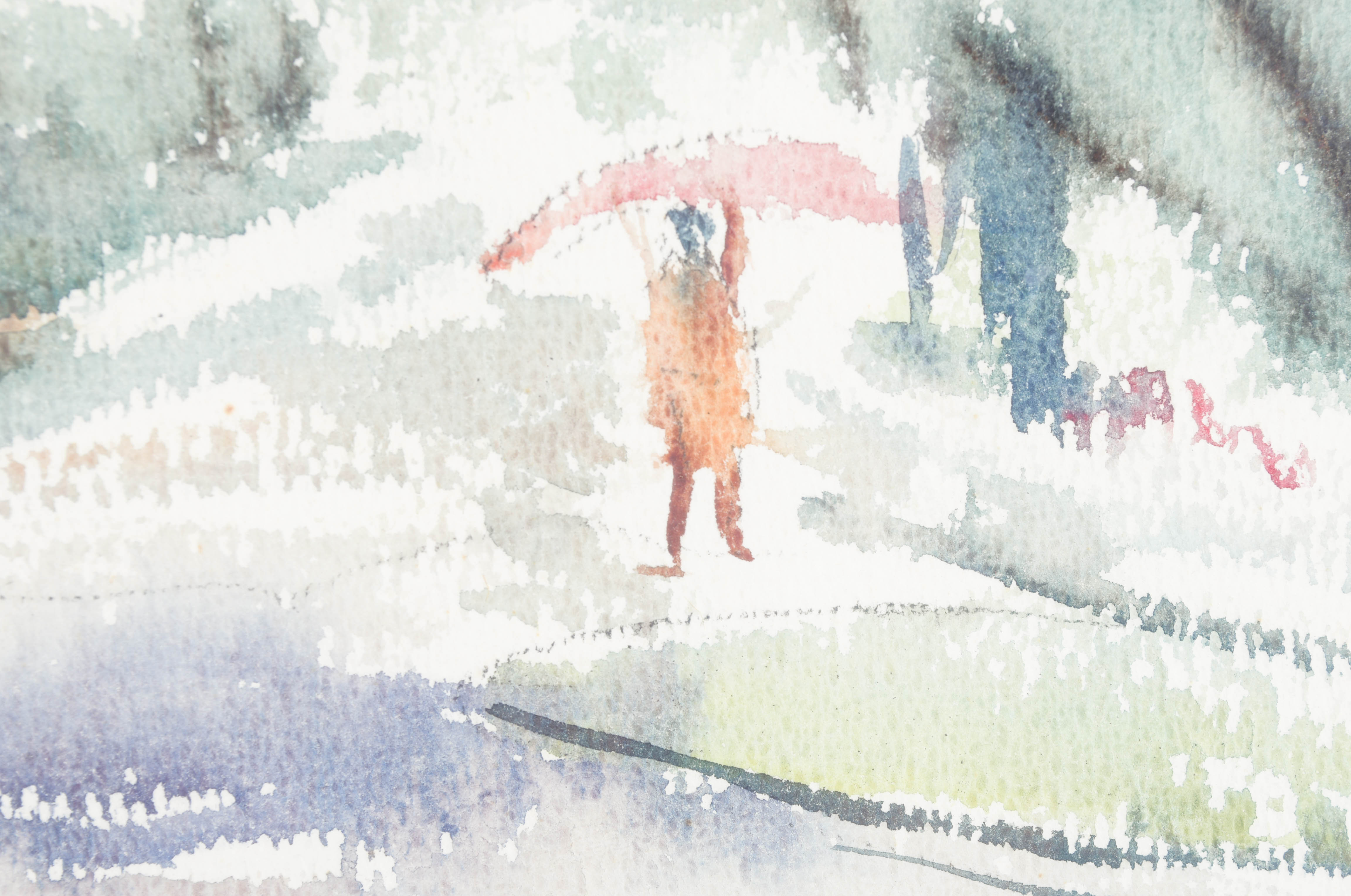 Watercolor by Sunao Hironaka