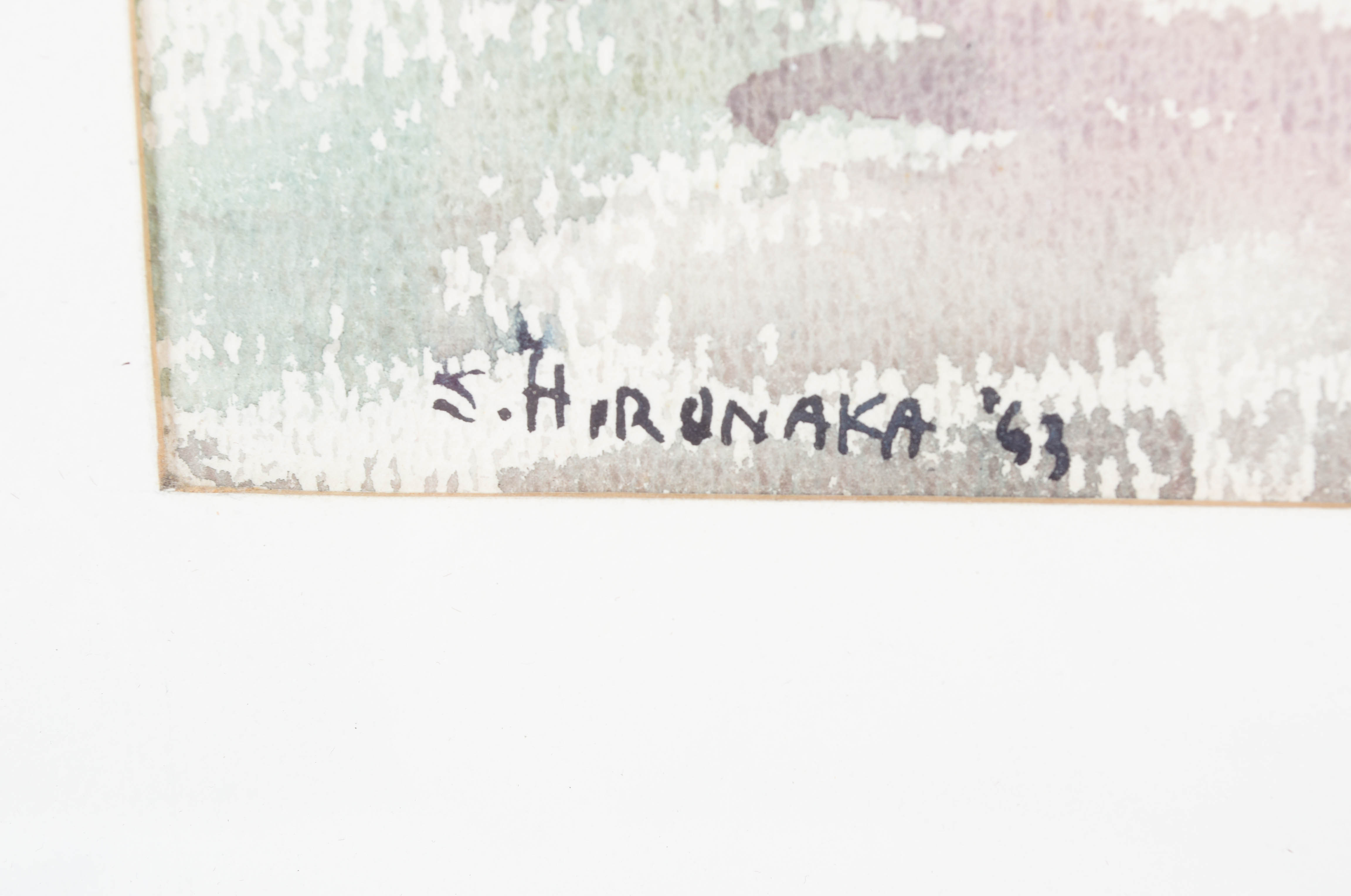 Watercolor by Sunao Hironaka