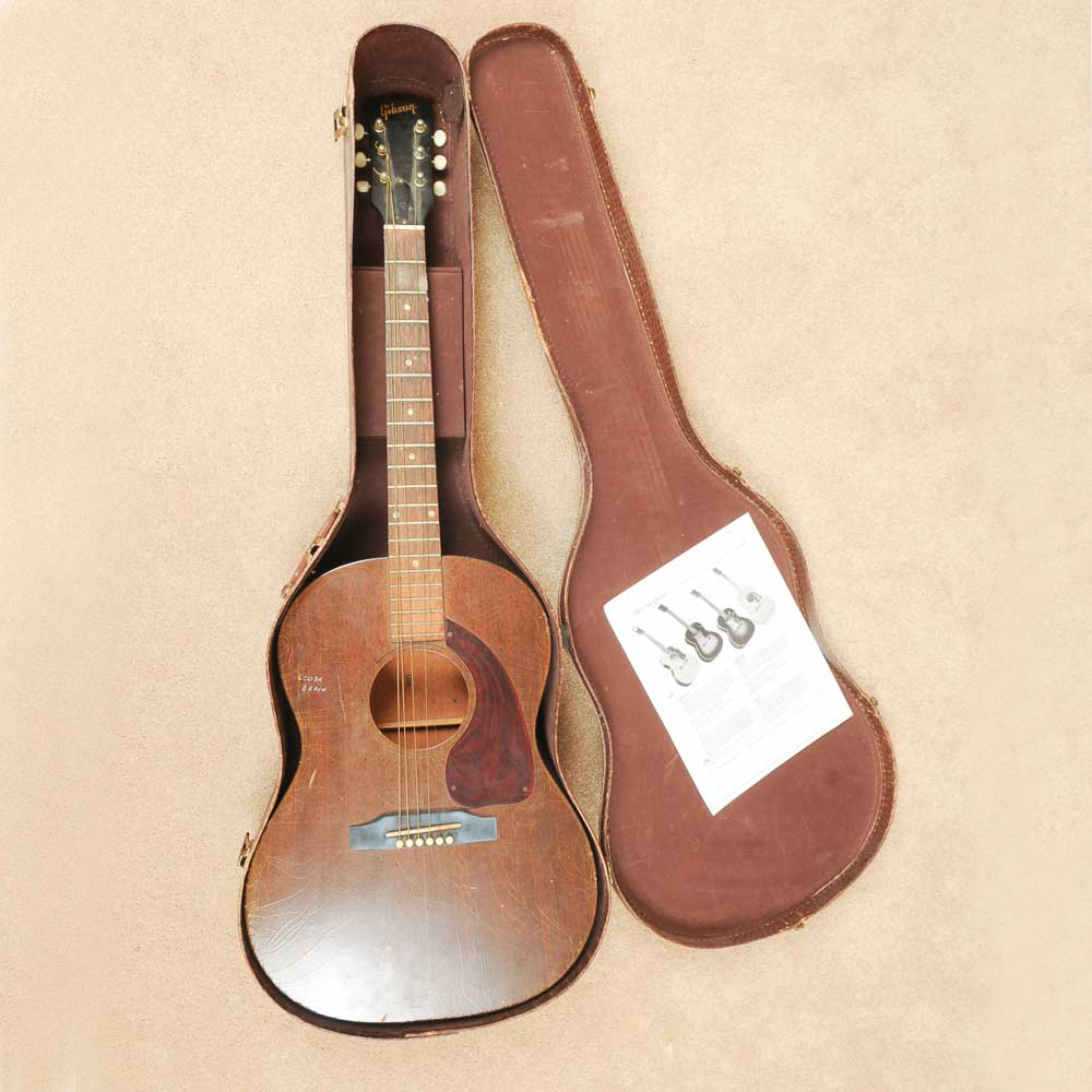 Vintage 1964 Gibson LG-0 Guitar With Case