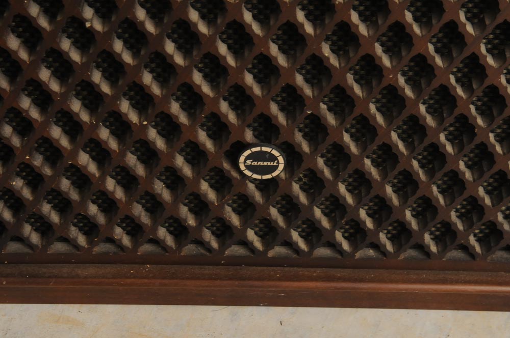 Vintage Sansui Tuner, Speakers and Turntable in Original Boxes