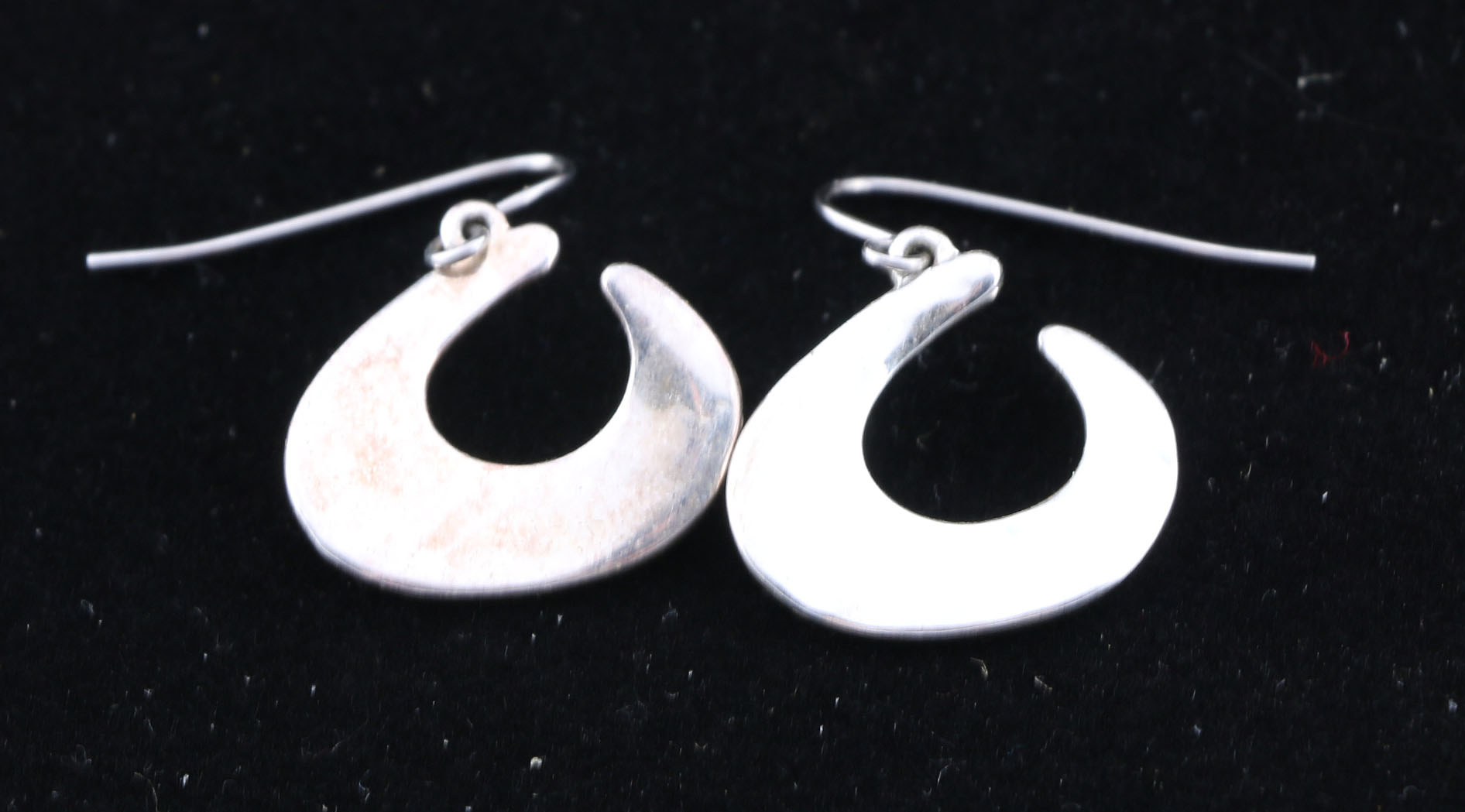 Collection of Purple and Silver Tone Earrings