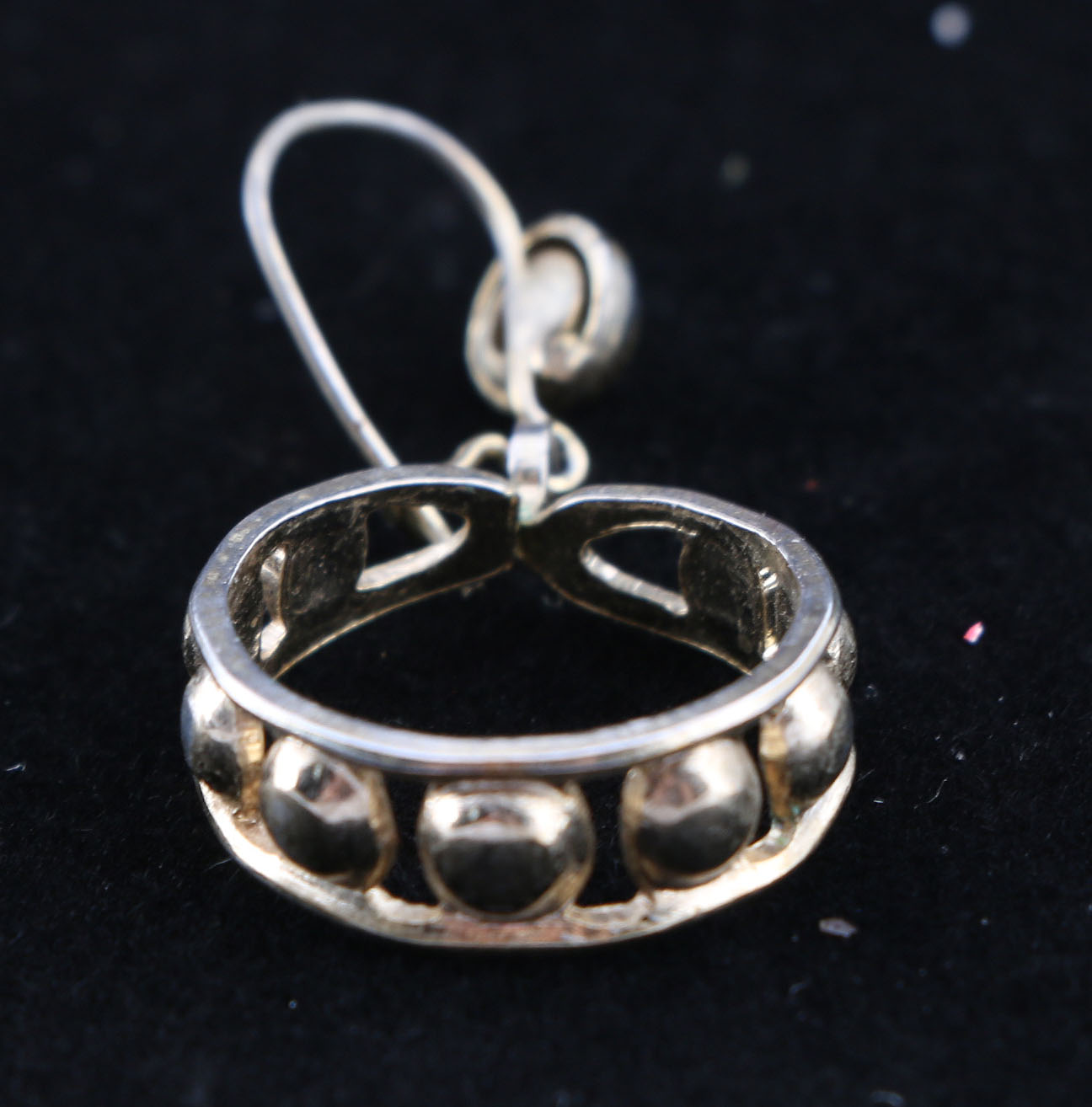 Collection of Purple and Silver Tone Earrings