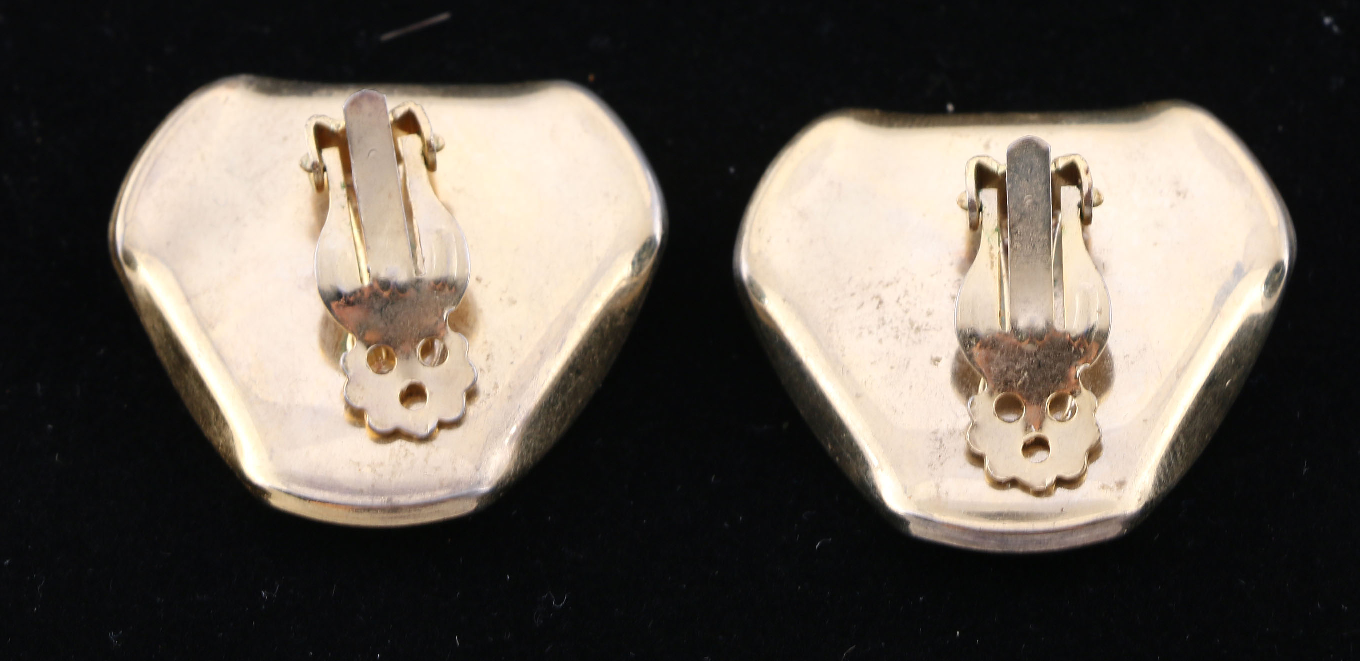 Collection of Purple and Silver Tone Earrings