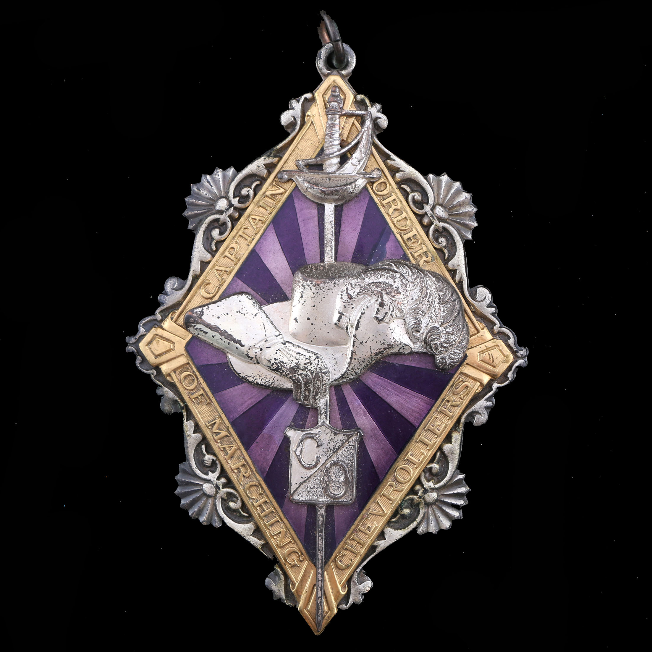 "Order of Marching Chevroliers" Badge