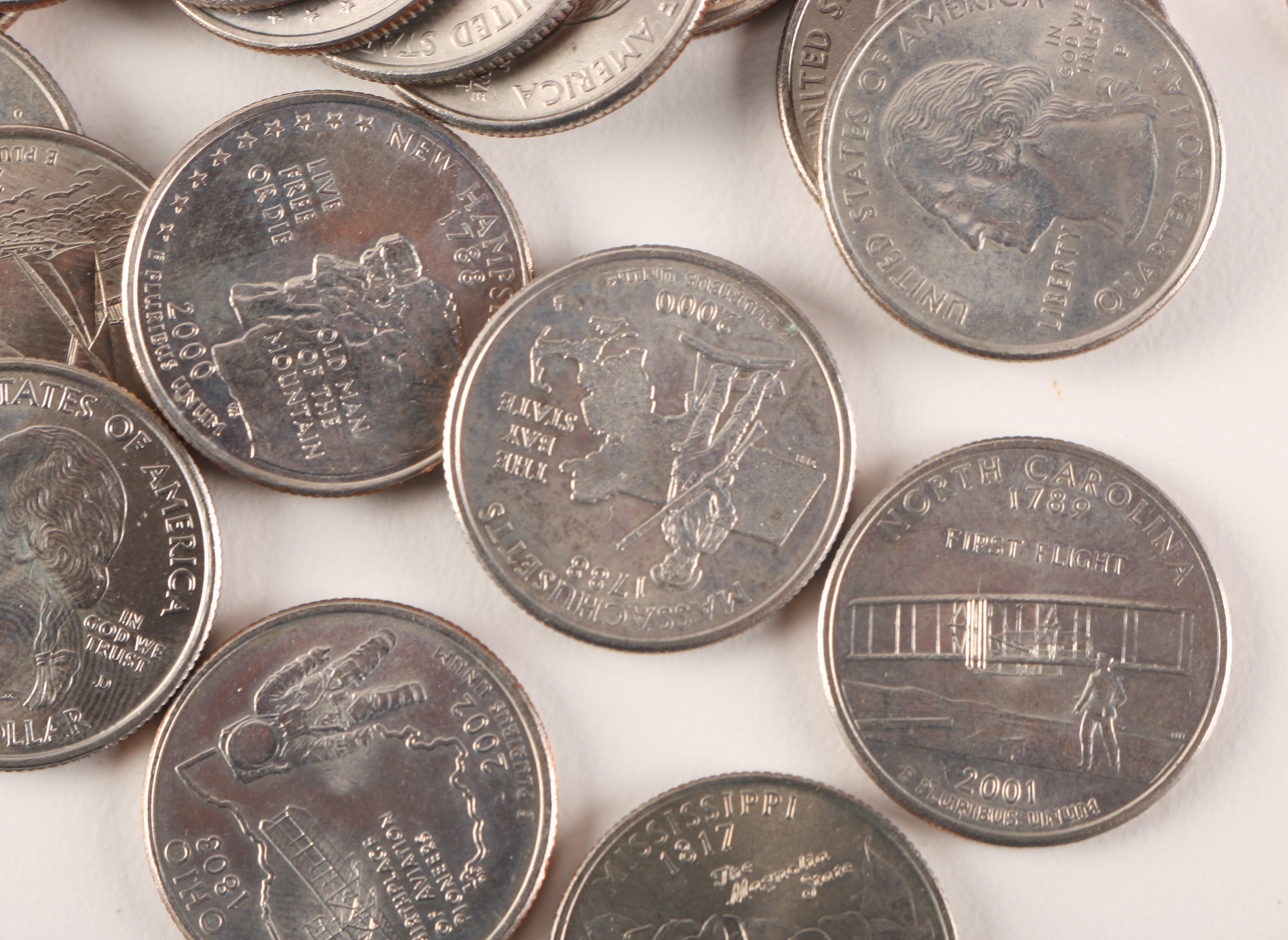 Collection of State Quarters