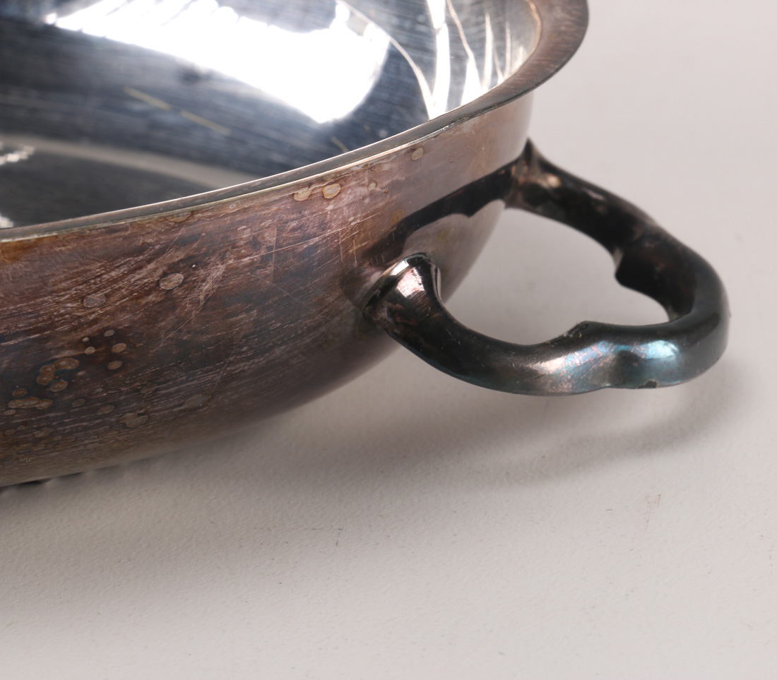 Pair of Silver Plated Serving Trays and Platter