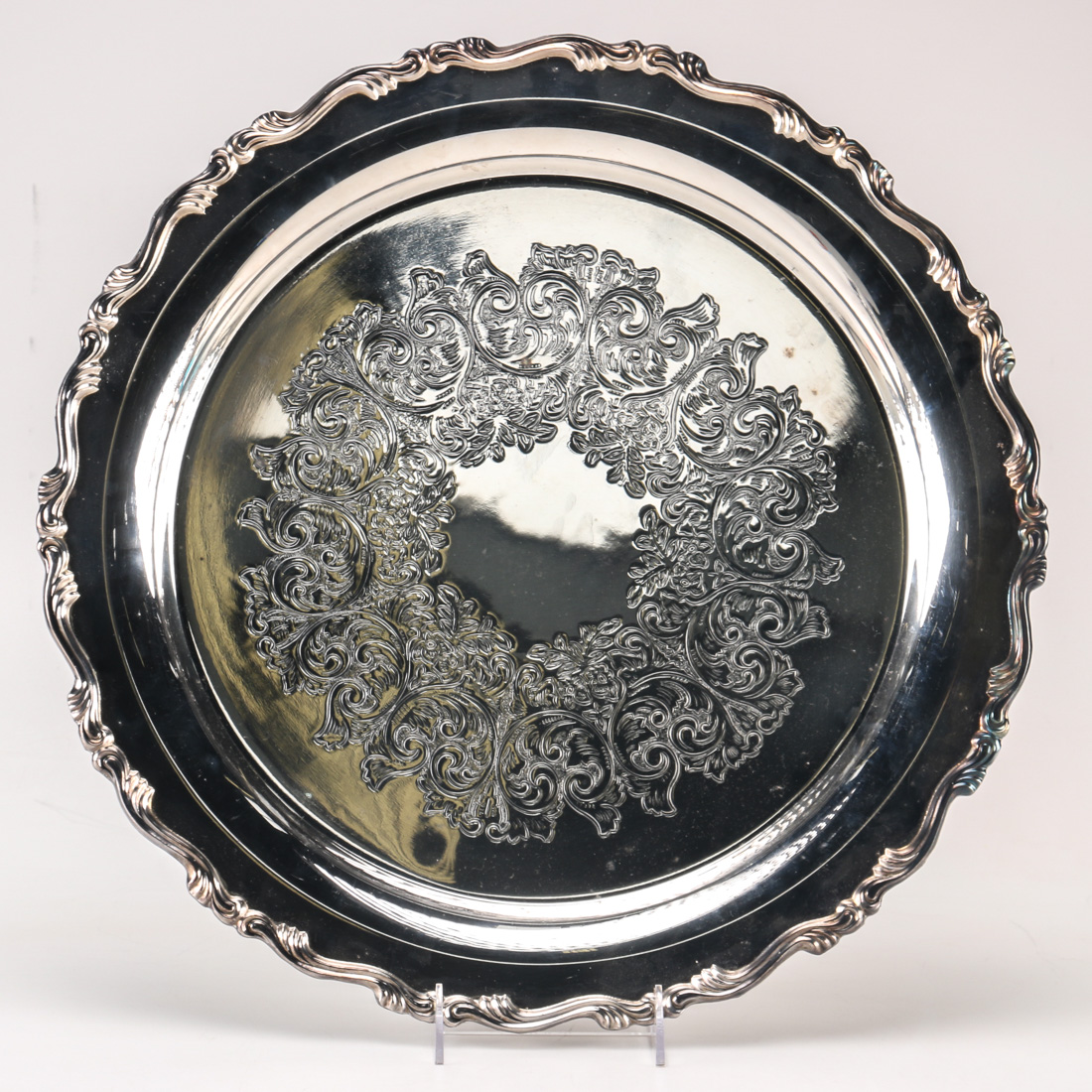 Assorted Silver Plated Plates
