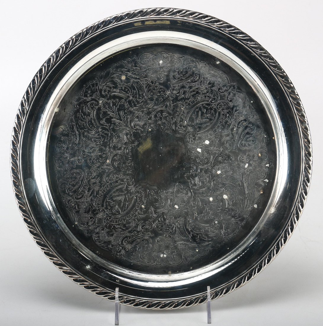 Assorted Silver Plated Plates