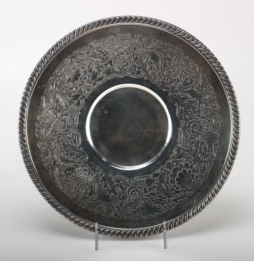 Assorted Silver Plated Plates