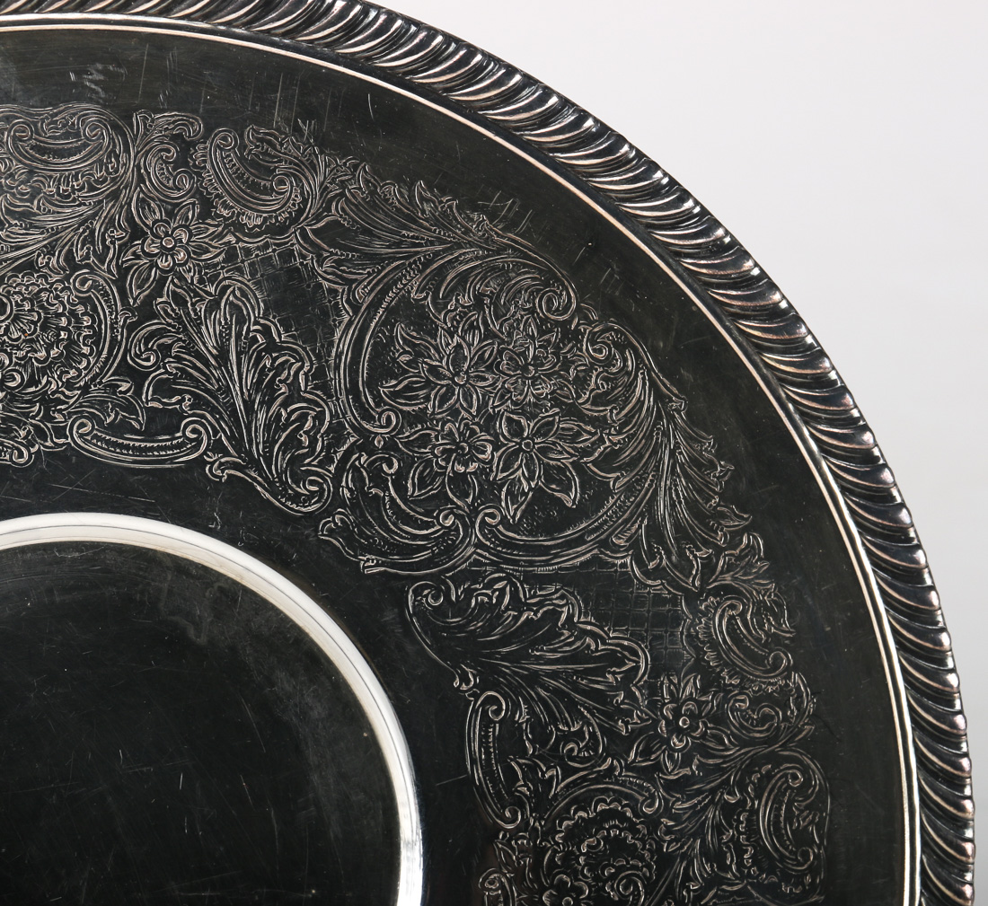 Assorted Silver Plated Plates