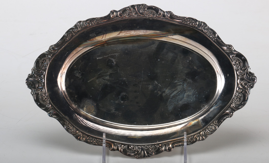 Assorted Silver Plated Plates