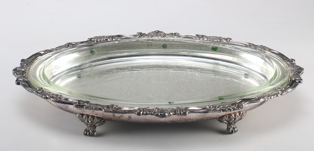 Assorted Silver Plated Plates