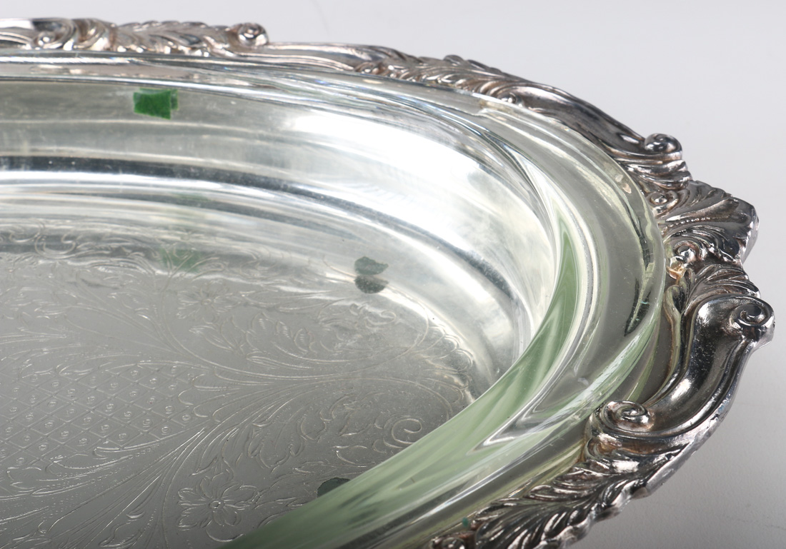 Assorted Silver Plated Plates