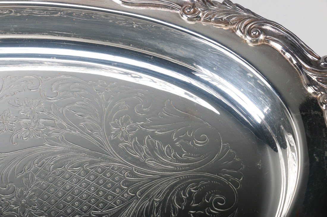 Assorted Silver Plated Plates
