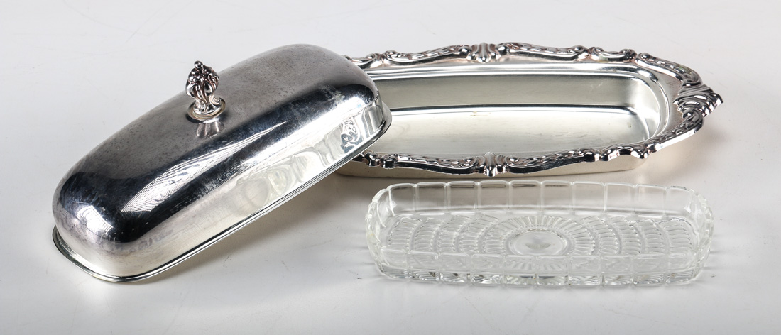 Assorted Silver Plated Plates