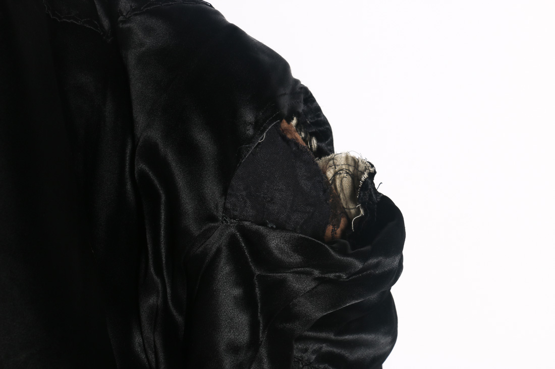 Black Sheared Faux Beaver Fur Cape