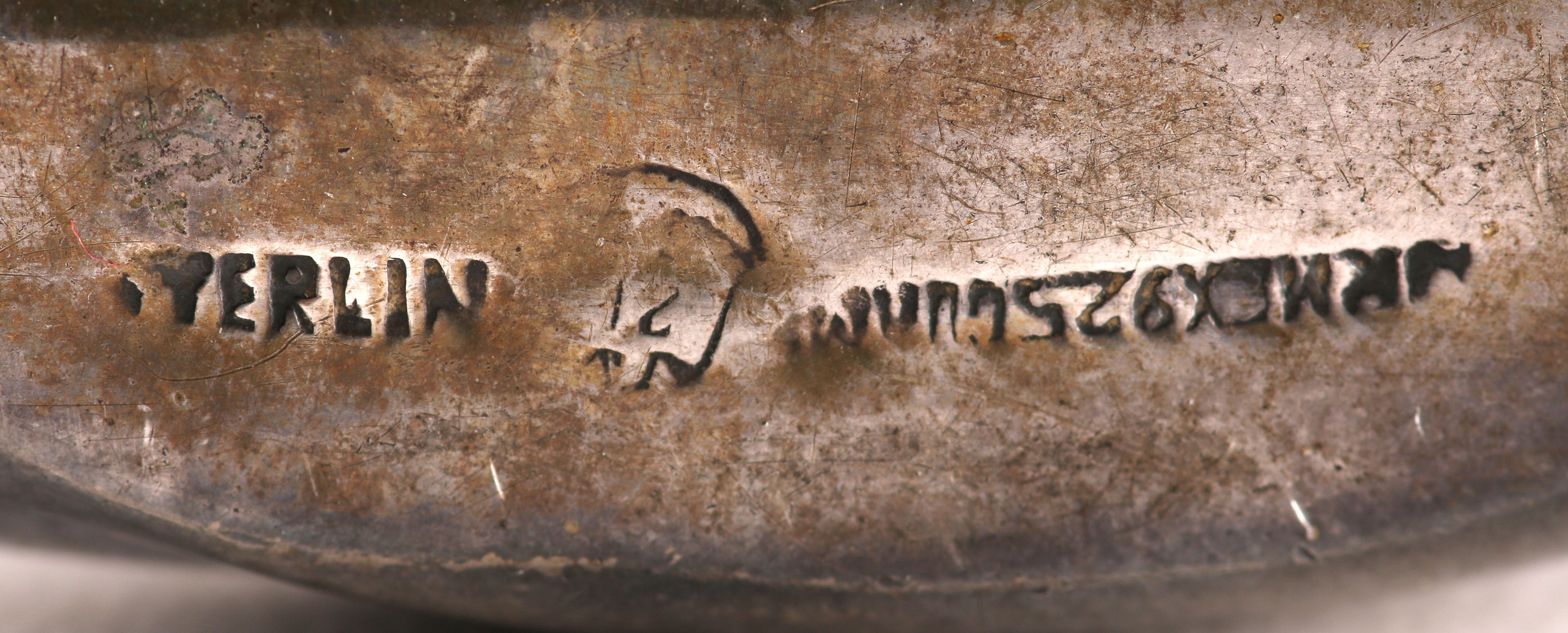 Vintage Mexican Scalloped Sterling Silver Perfume Bottle